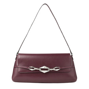 jimmy Choo schoudertas kalfsleer burgundy