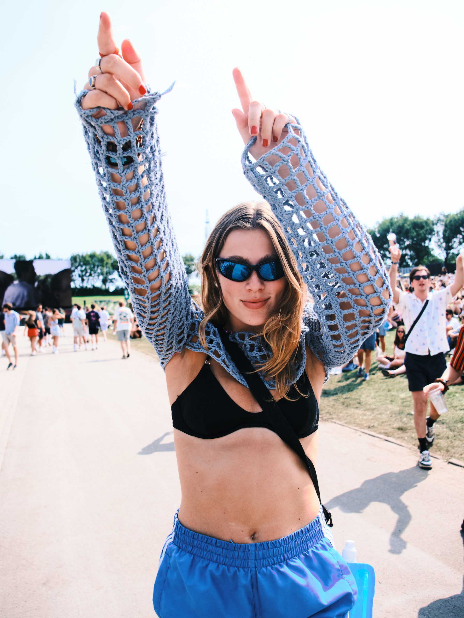 Een van de looks op Lowlands 2024