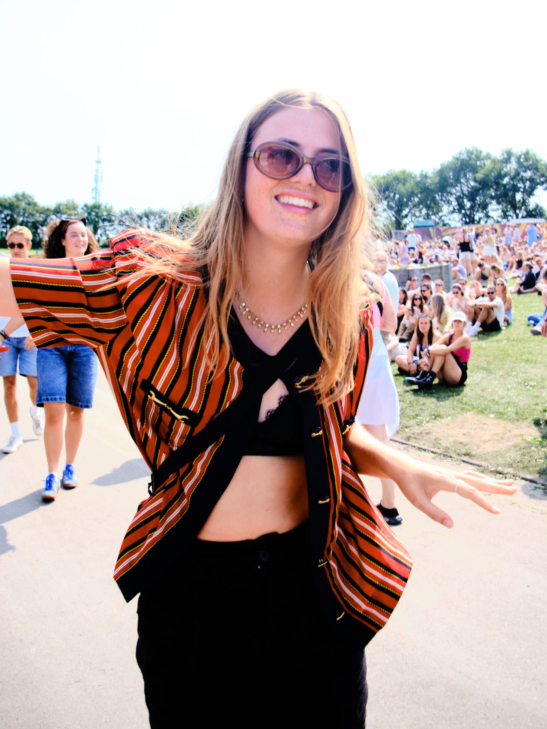 Een van de looks op Lowlands 2024