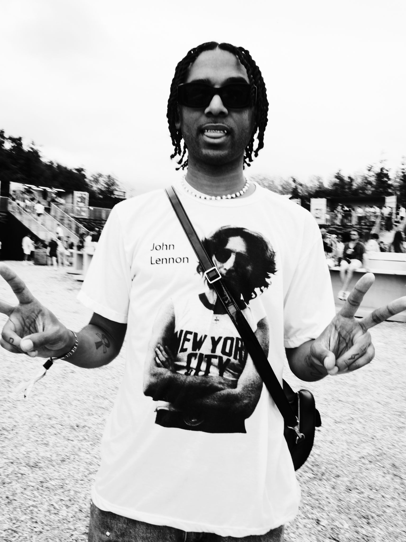 Een van de looks op Lowlands 2024