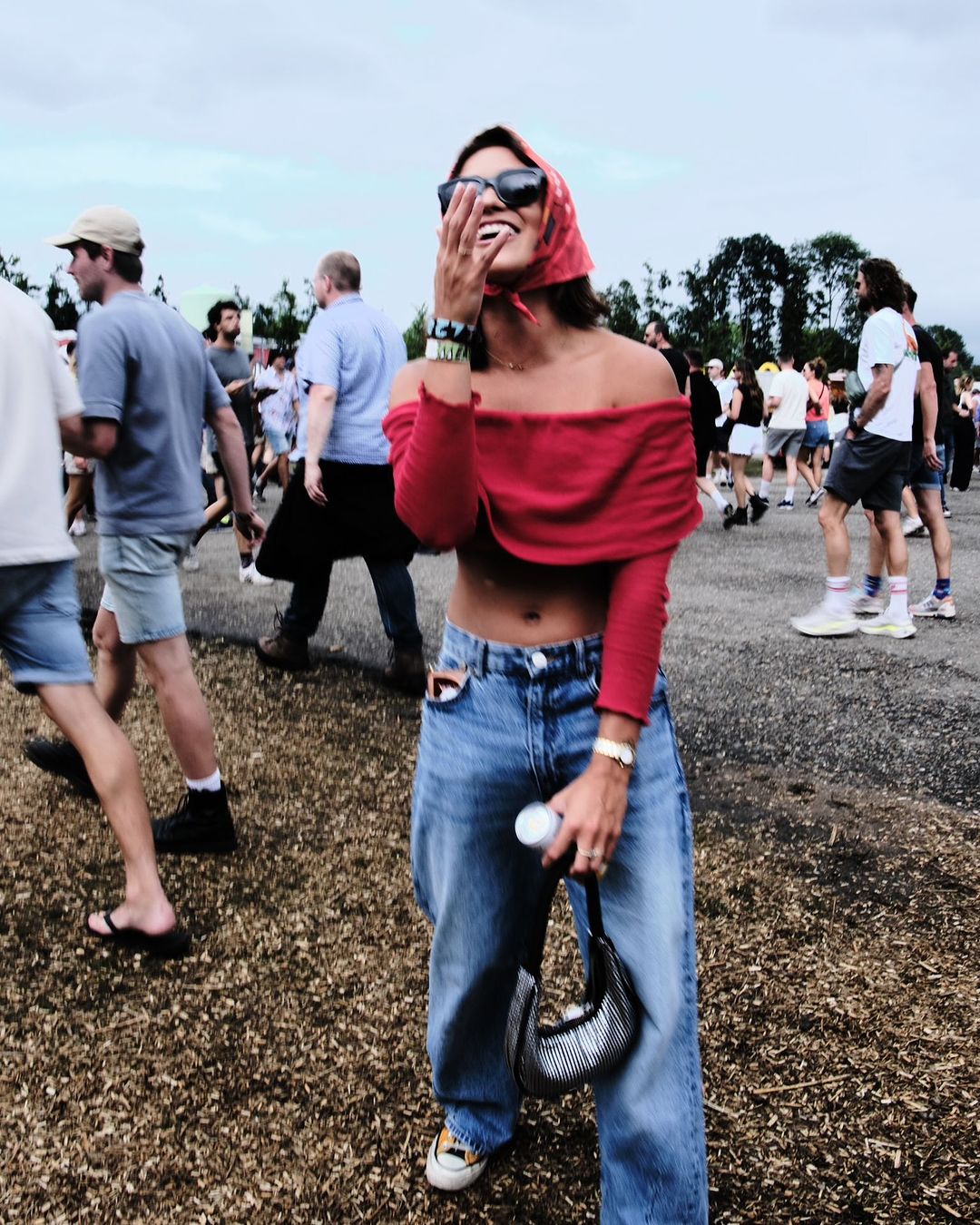 Een van de looks op Lowlands 2024