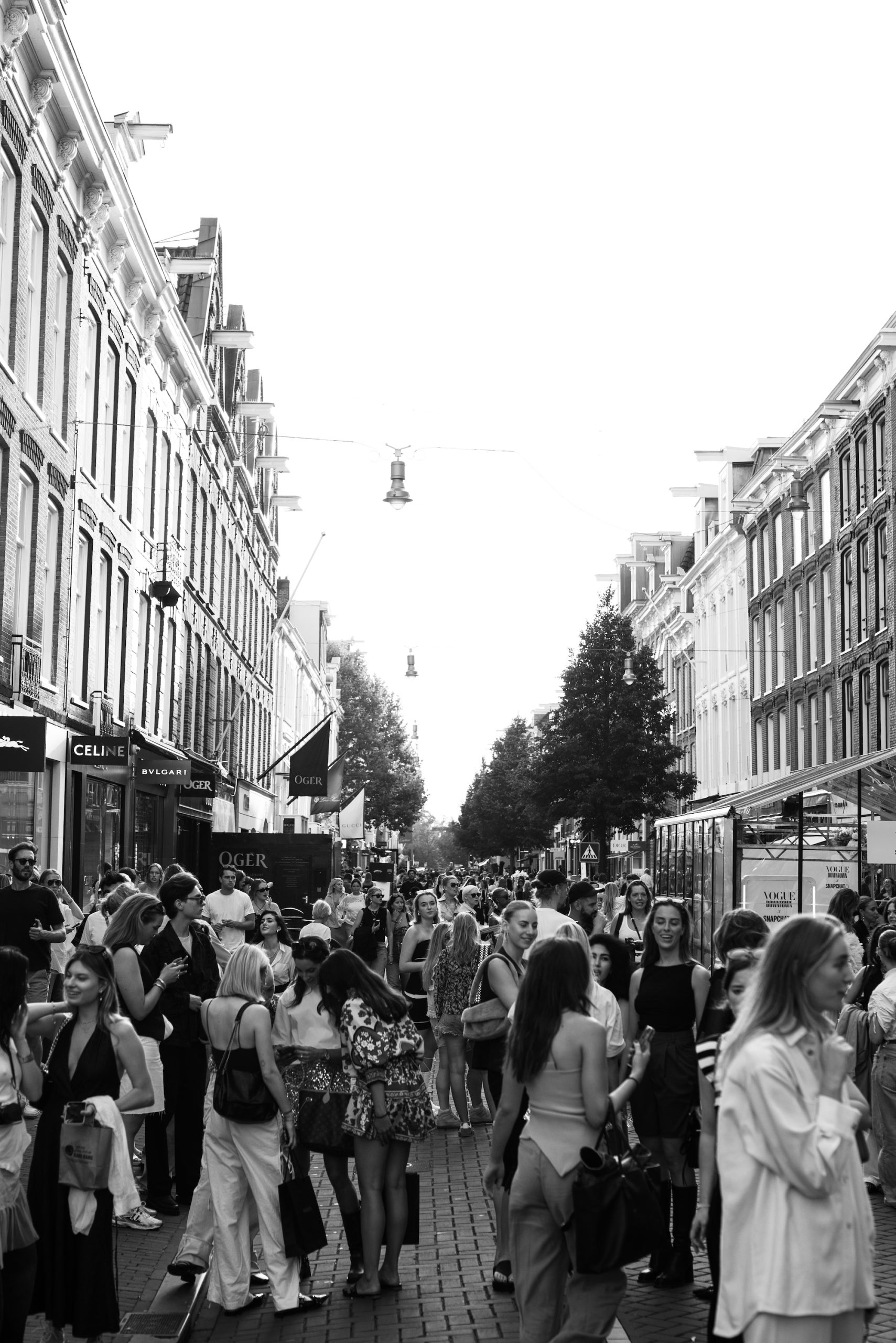 De P.C. Hooftstraat tijdens Vogue Downtown