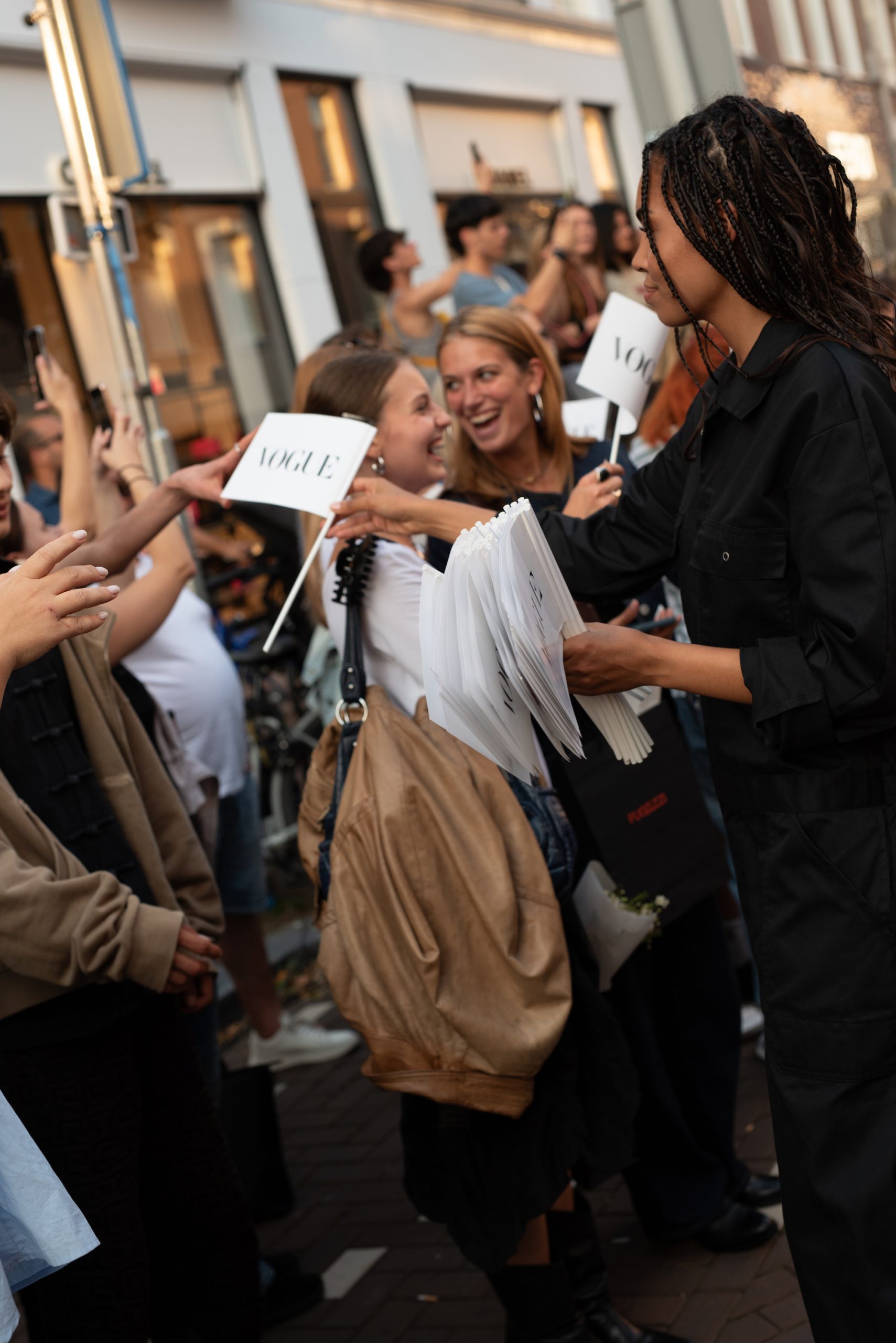 De fashion parade tijdens Vogue Downtown 2024