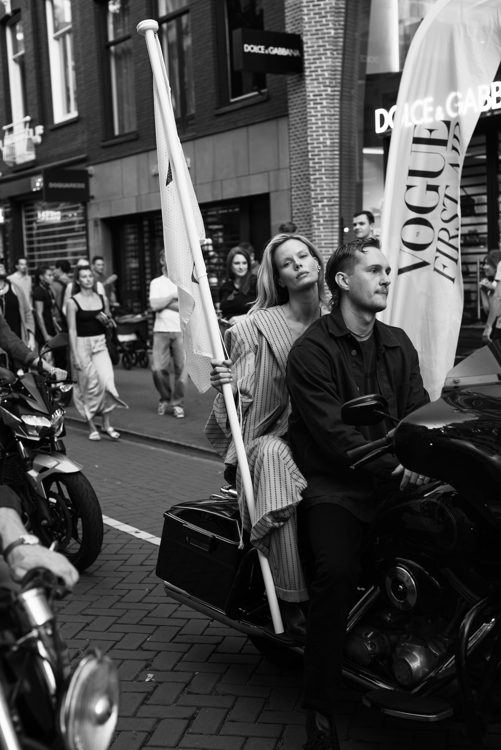 De fashion parade tijdens Vogue Downtown 2024