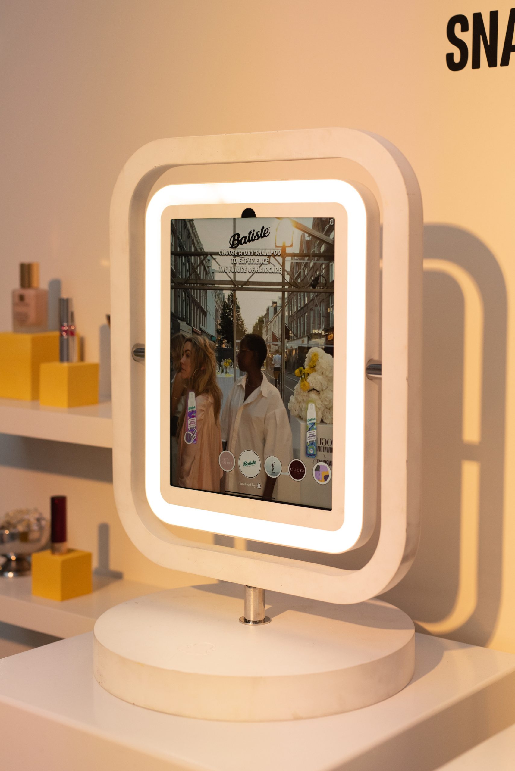 De Vogue x Snapchat installatie tijdens Vogue Downtown 2024