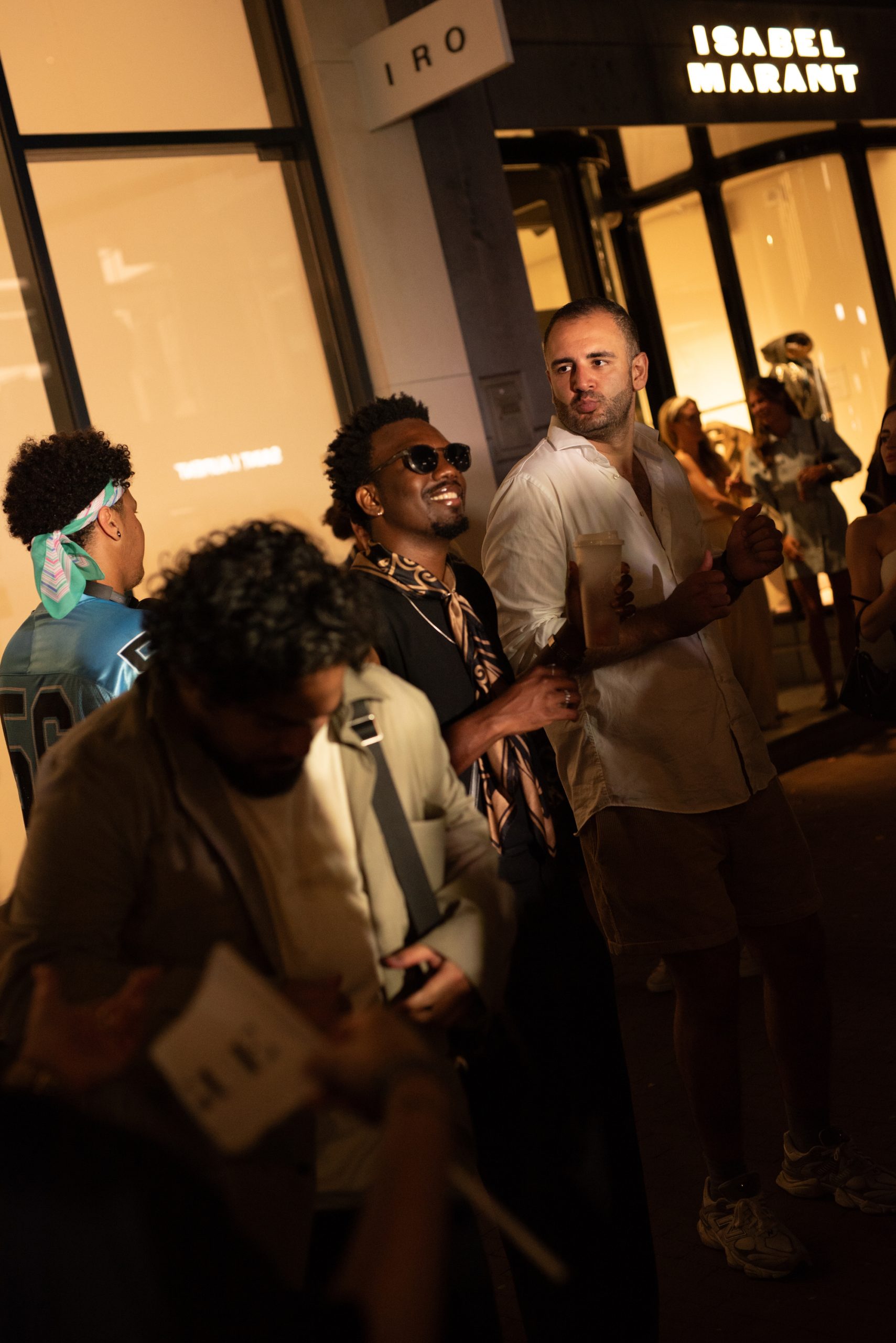 Het aanwezige publiek tijdens Vogue Downtown