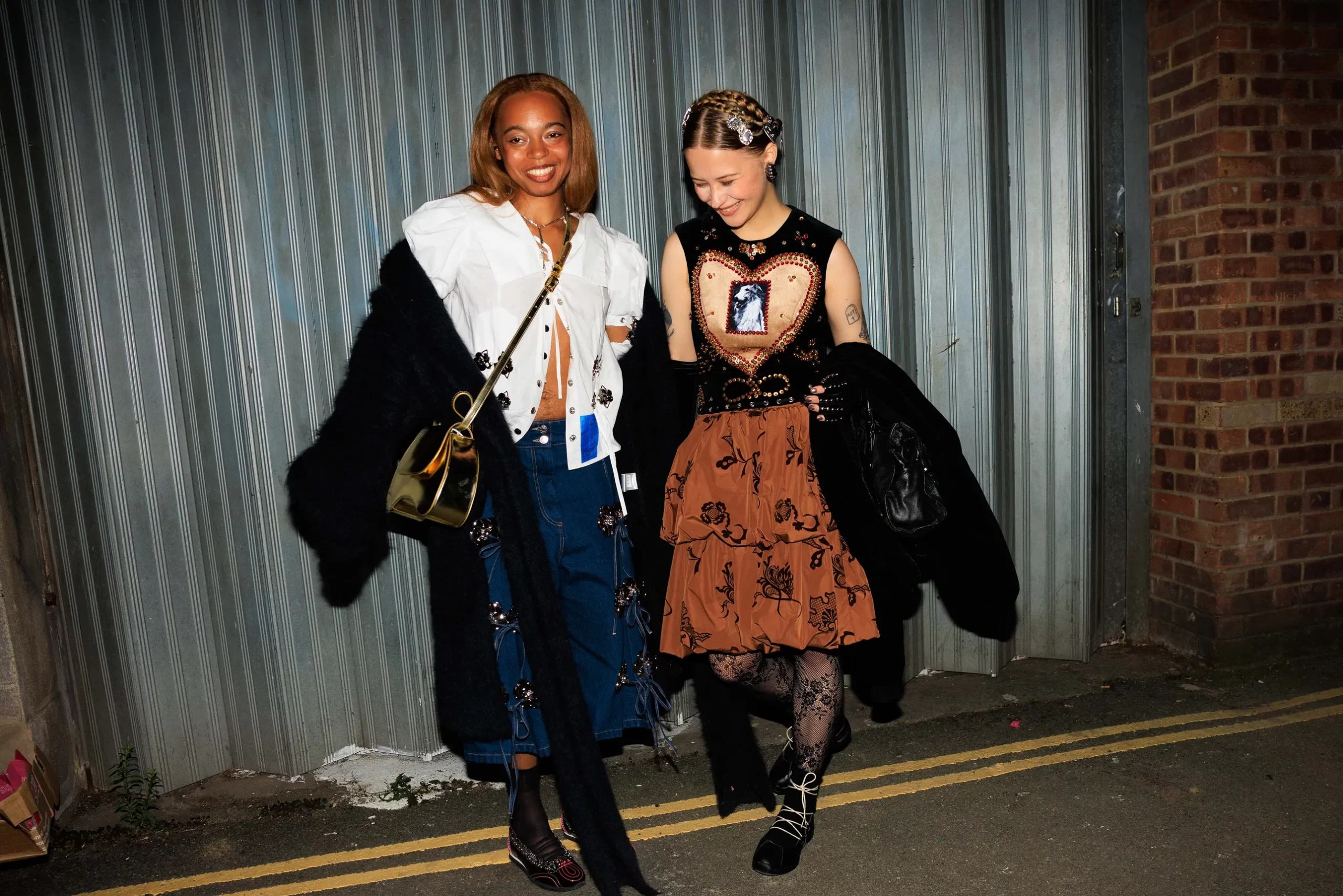 Streetstyle tijdens London Fashion Week lente/zomer 2025