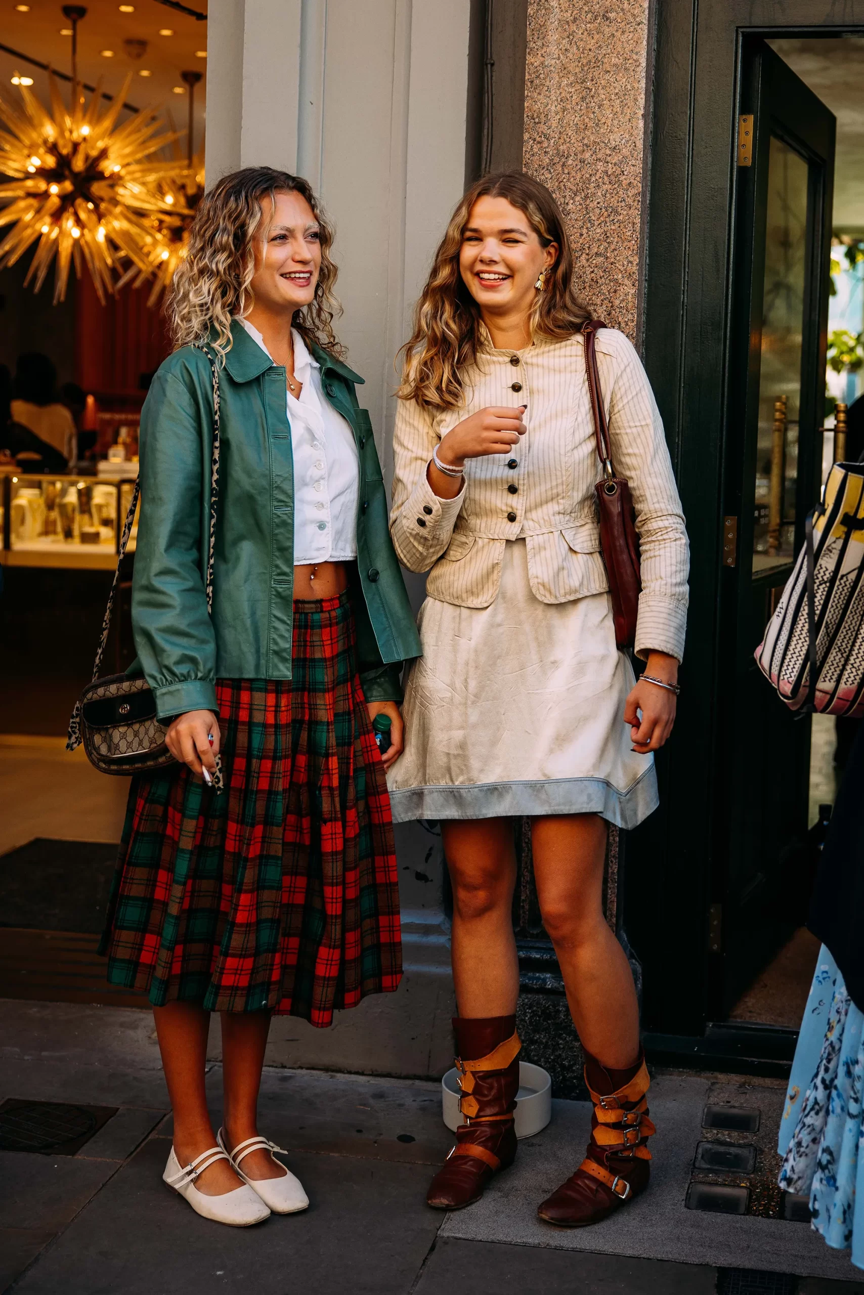 Streetstyle tijdens London Fashion Week lente/zomer 2025
