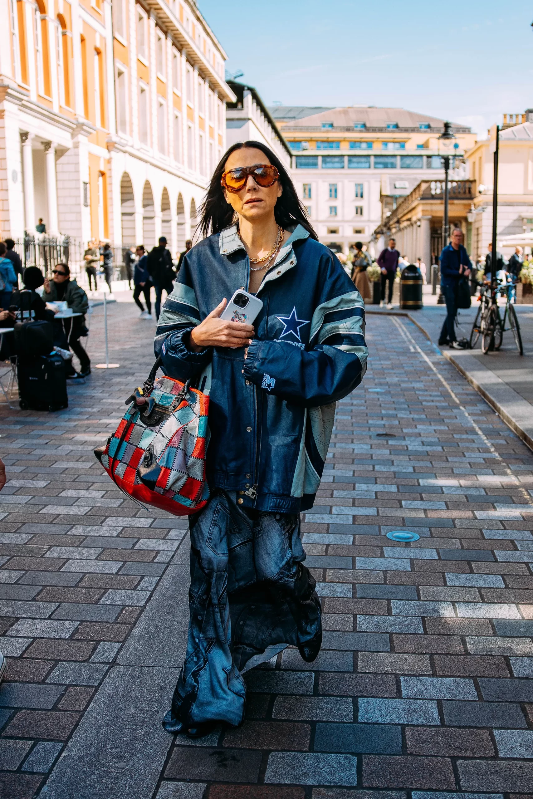 Streetstyle tijdens London Fashion Week lente/zomer 2025