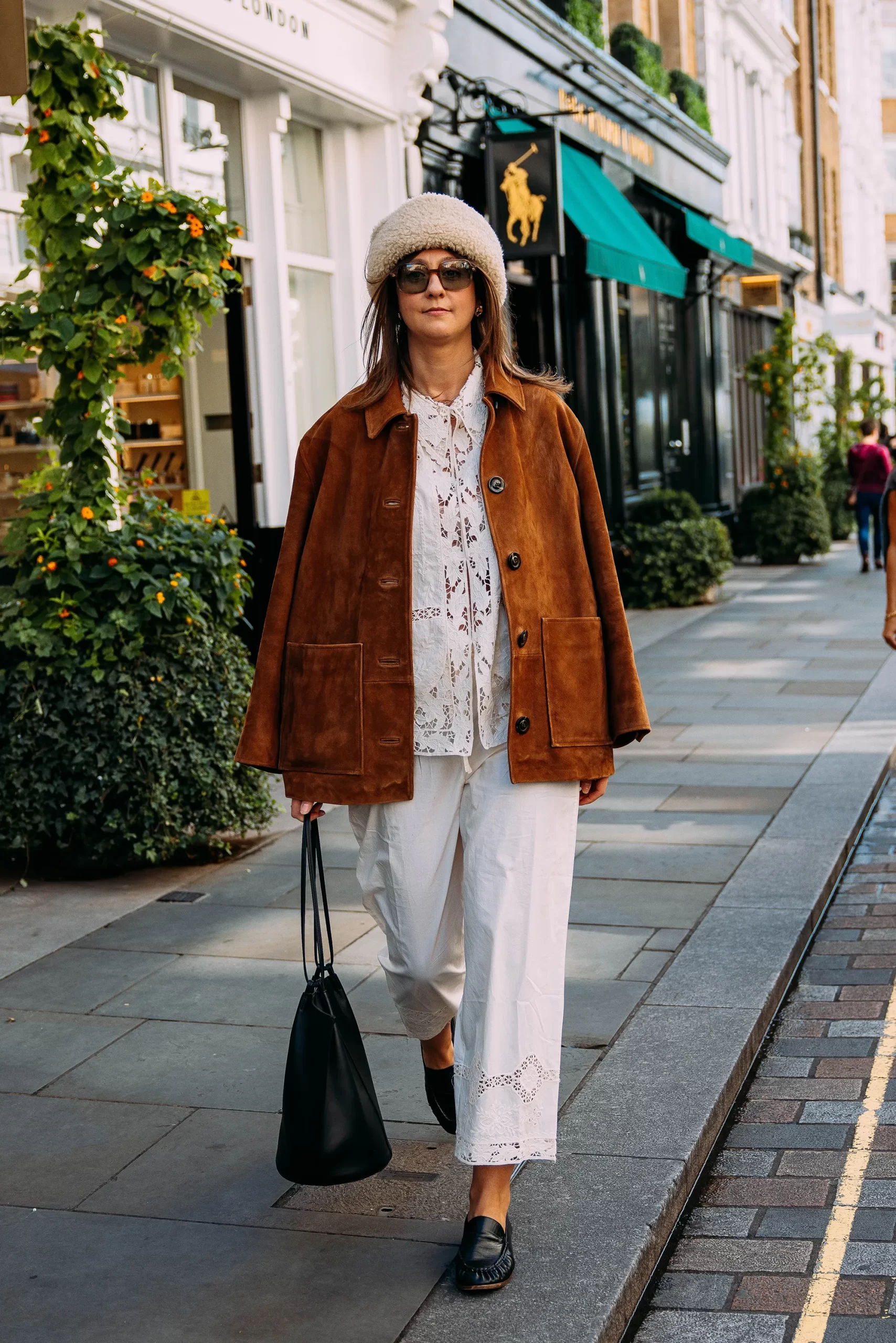Streetstyle tijdens London Fashion Week lente/zomer 2025