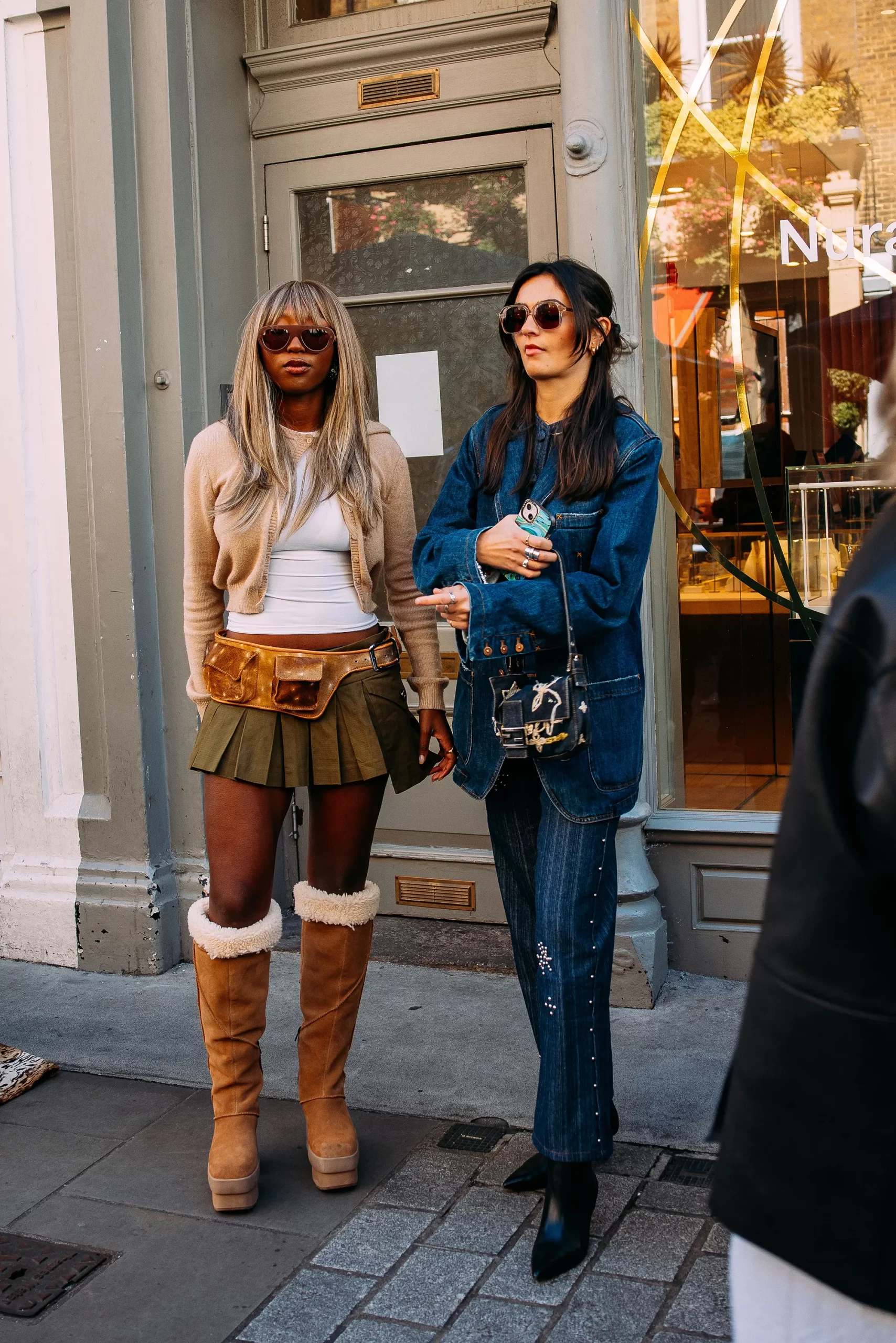 Streetstyle tijdens London Fashion Week lente/zomer 2025