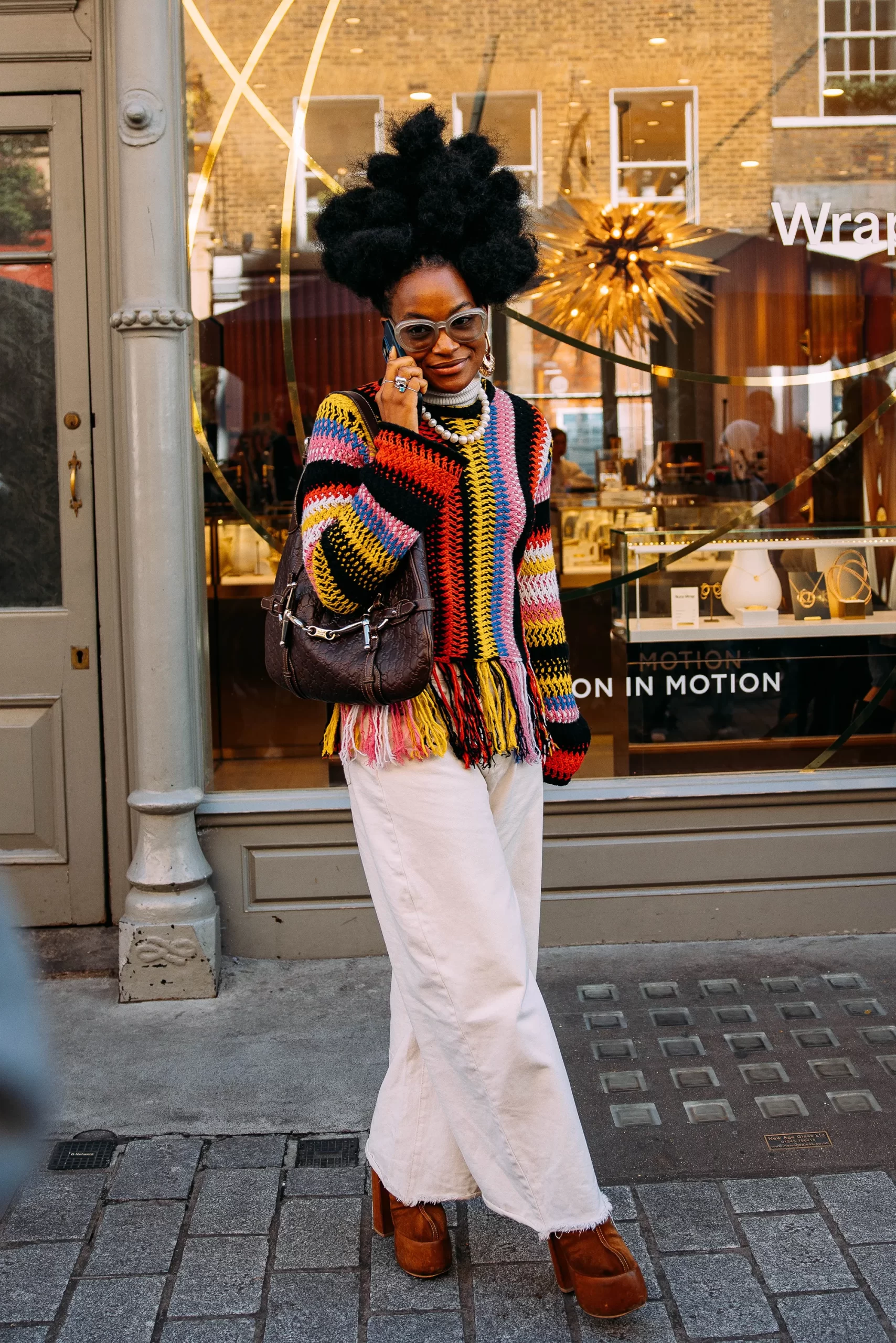 Streetstyle tijdens London Fashion Week lente/zomer 2025