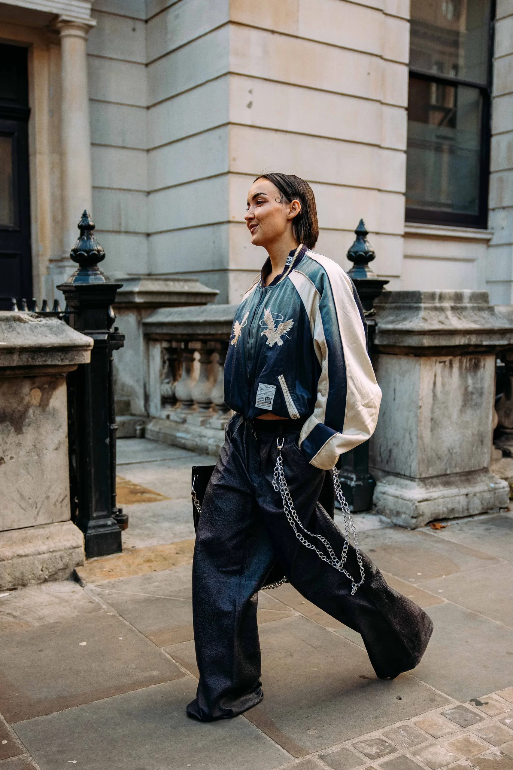 Streetstyle tijdens London Fashion Week lente/zomer 2025