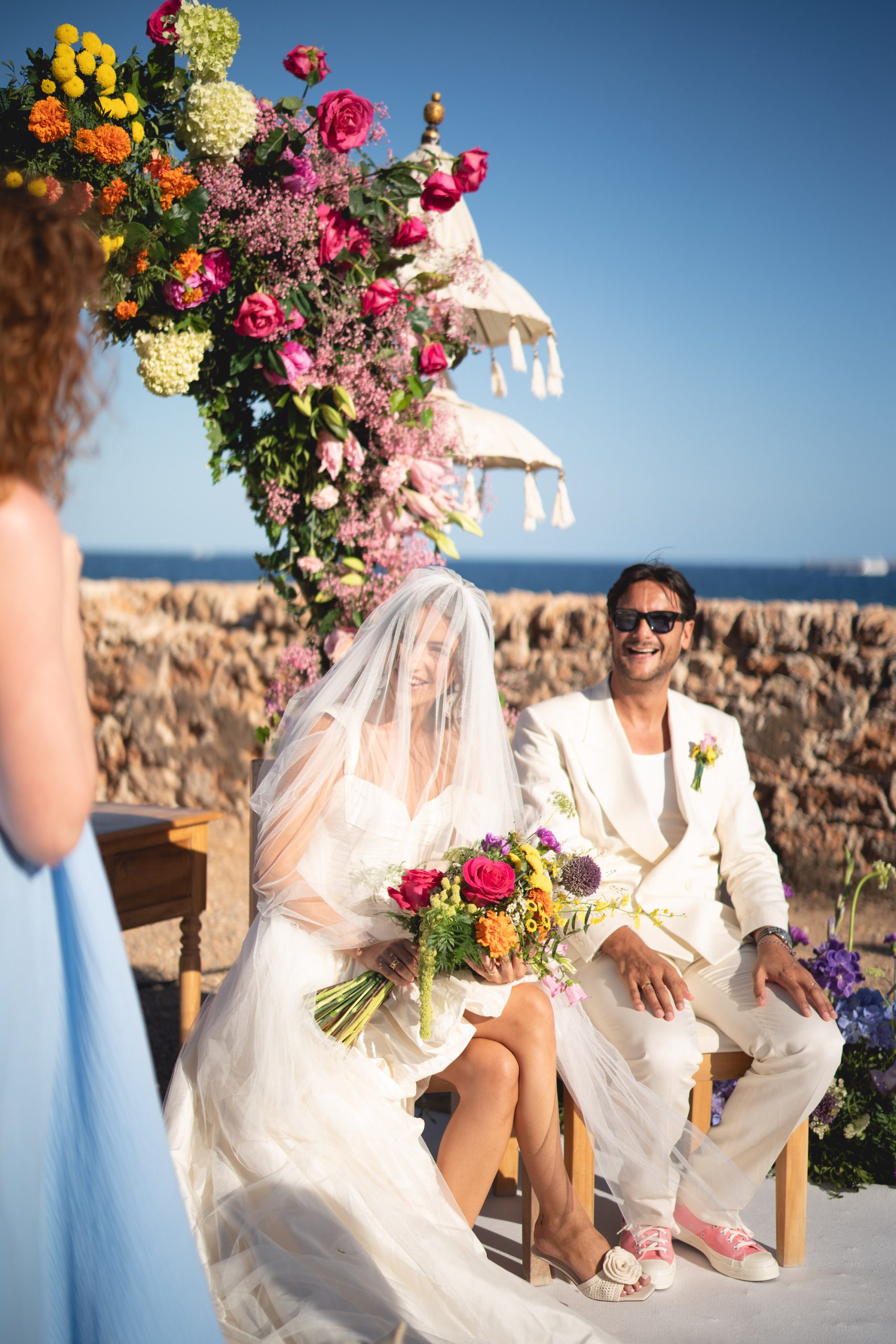 De bruiloft van Lizzy van der Ligt en Yuki Kempees