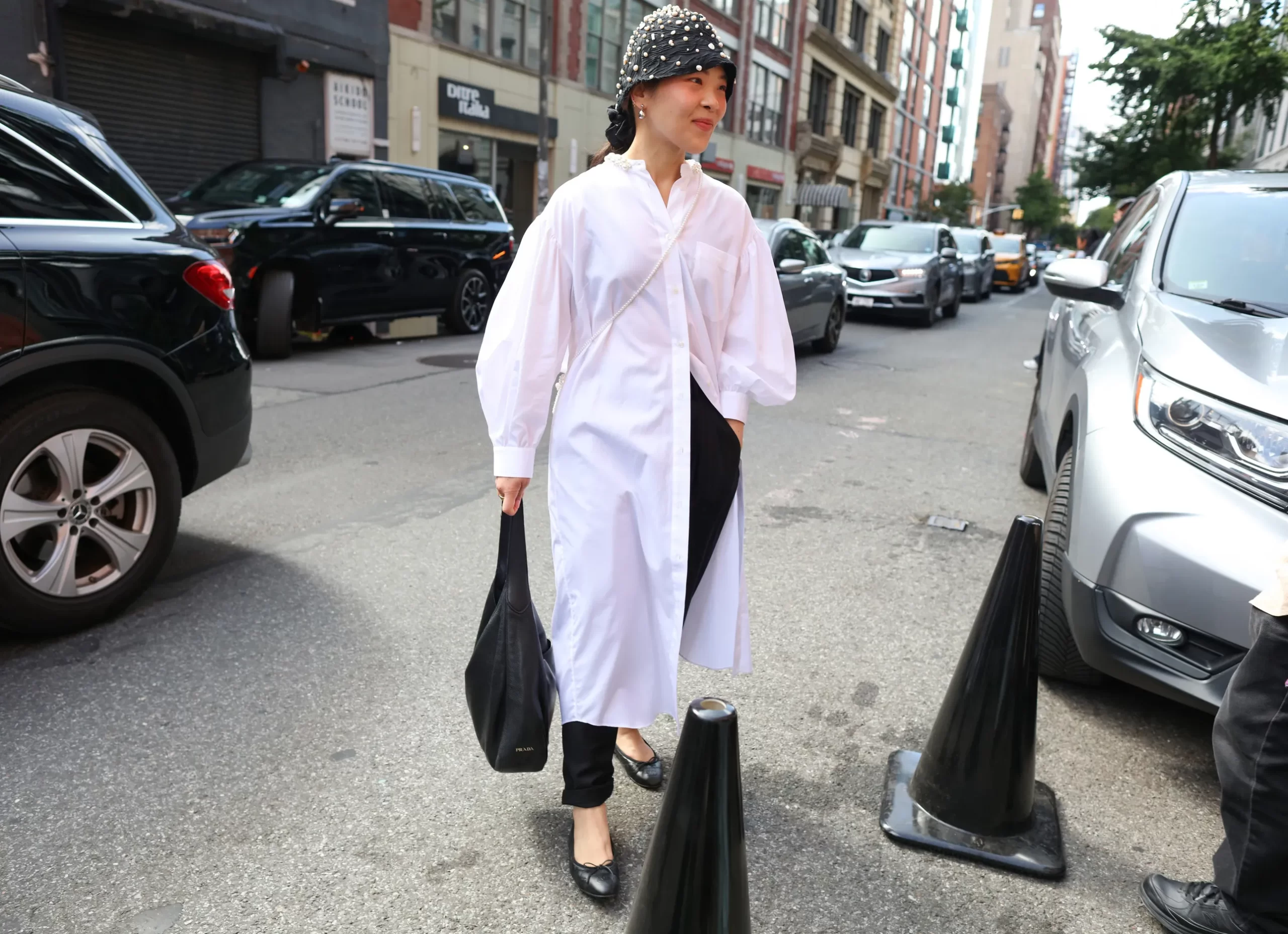 Streetstyle tijdens New York Fashion Week lente/zomer 2025