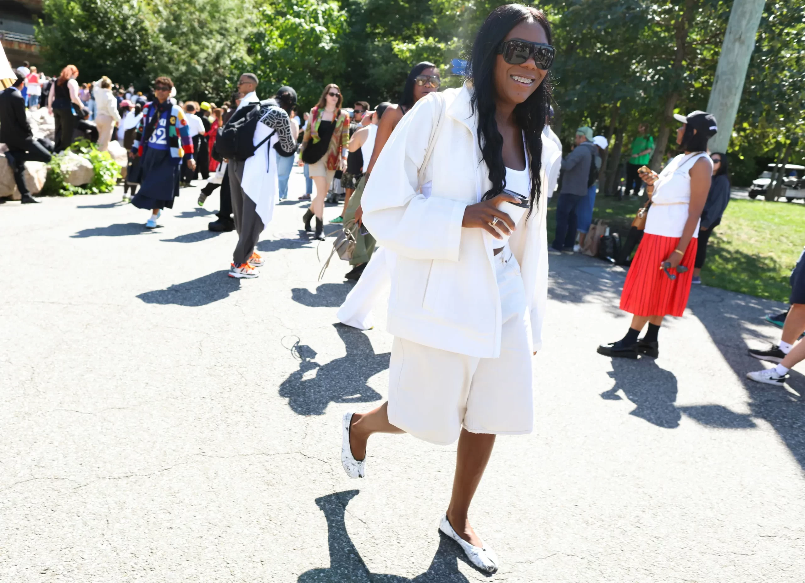 Streetstyle tijdens New York Fashion Week lente/zomer 2025