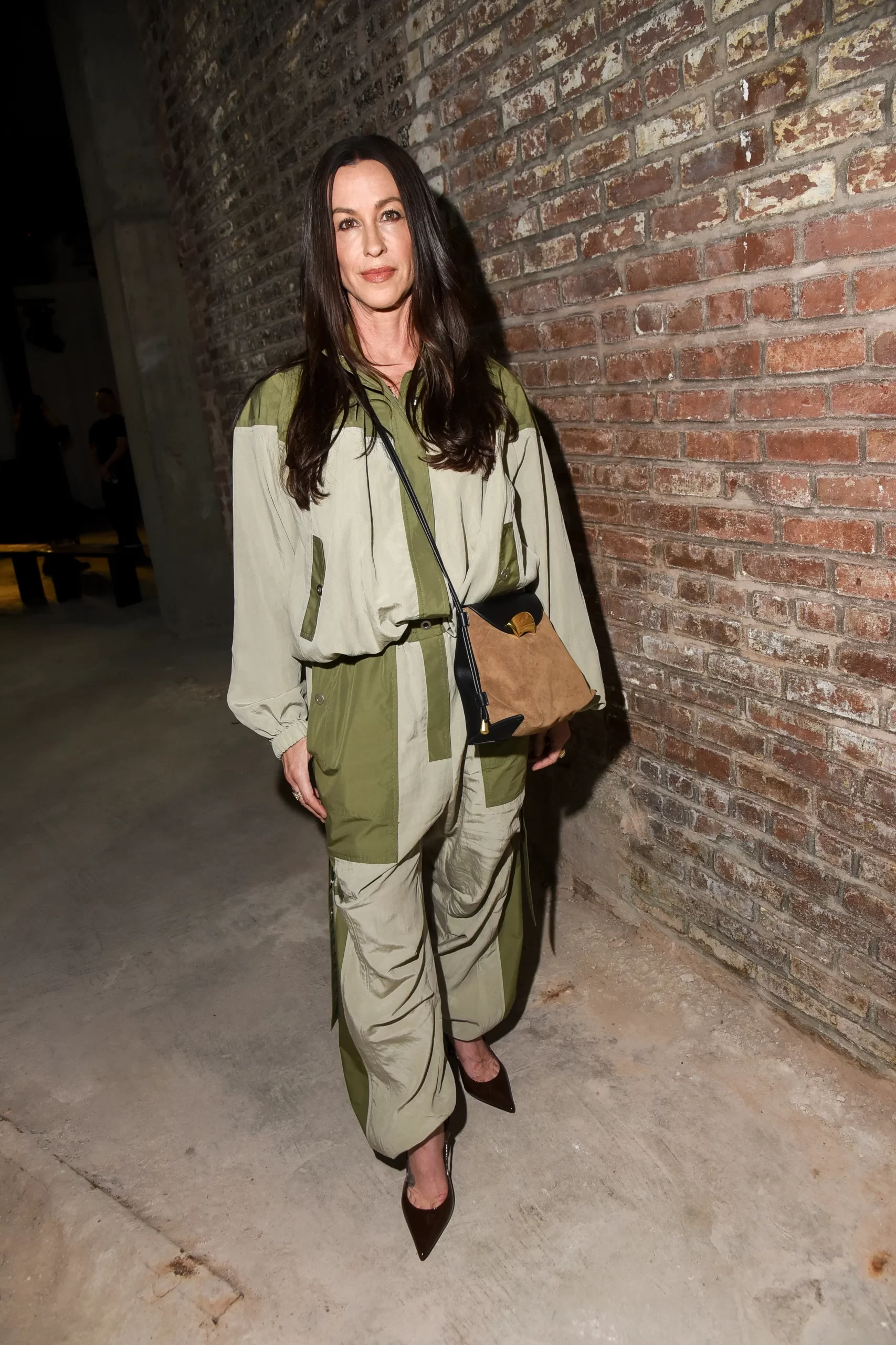 Alanis Morissette bij 3.1 Phillip Lim tijdens New York Fashion Week lente/zomer 2025