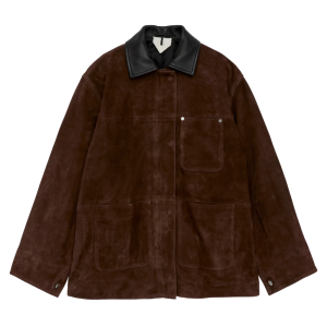 arket suede jas