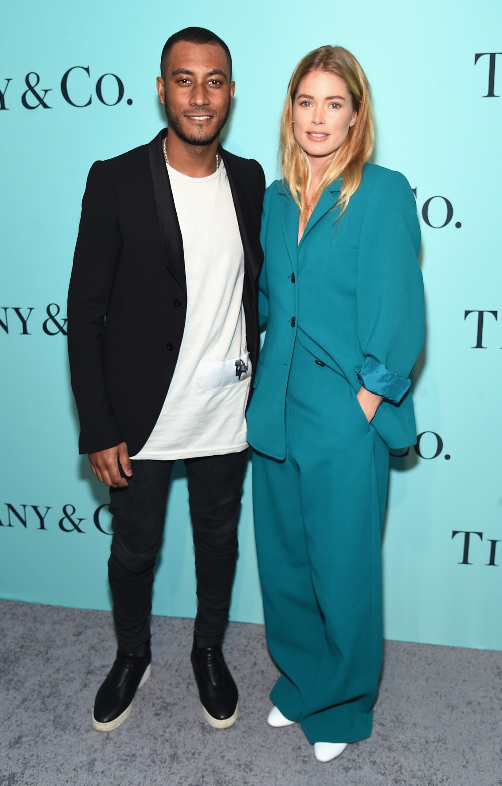 Doutzen Kroes en Sunnery James in april 2017
