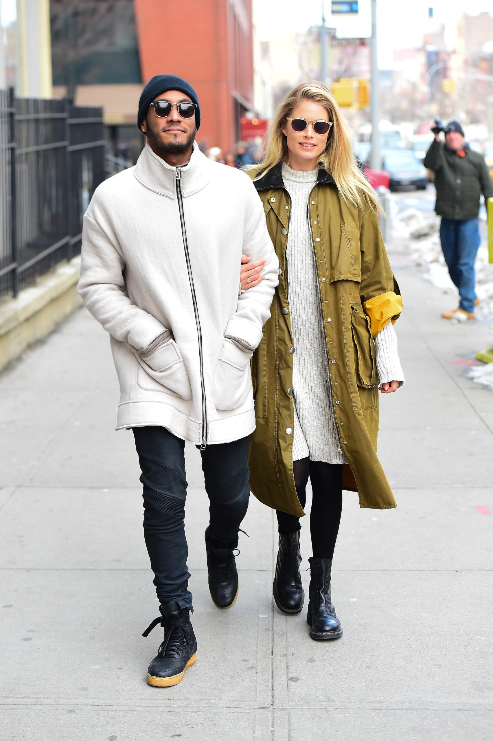 Doutzen Kroes en Sunnery James in februari 2017