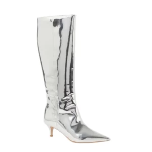 Zilveren laars van Dune London