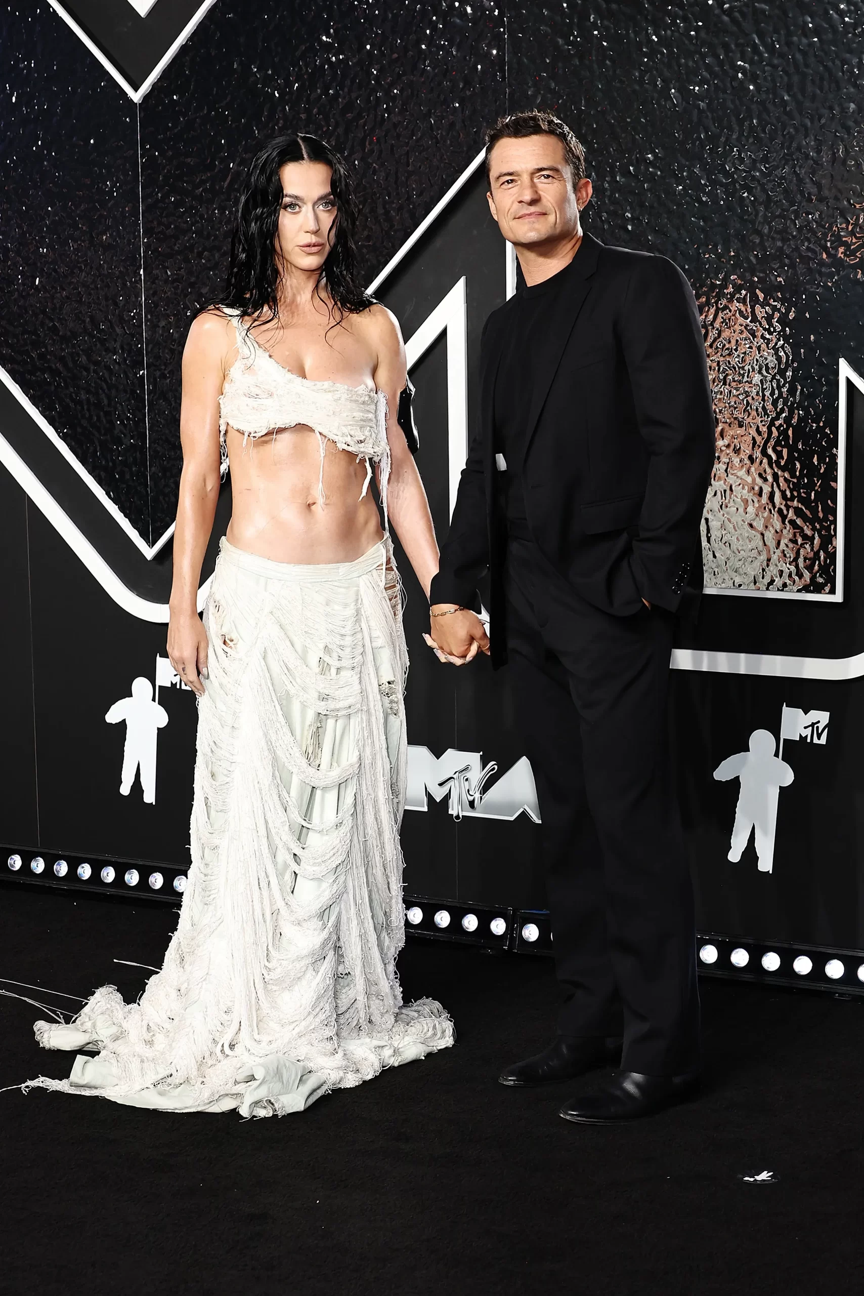 Katy Perry en Orlando Bloom bij de MTV VMA's 2024