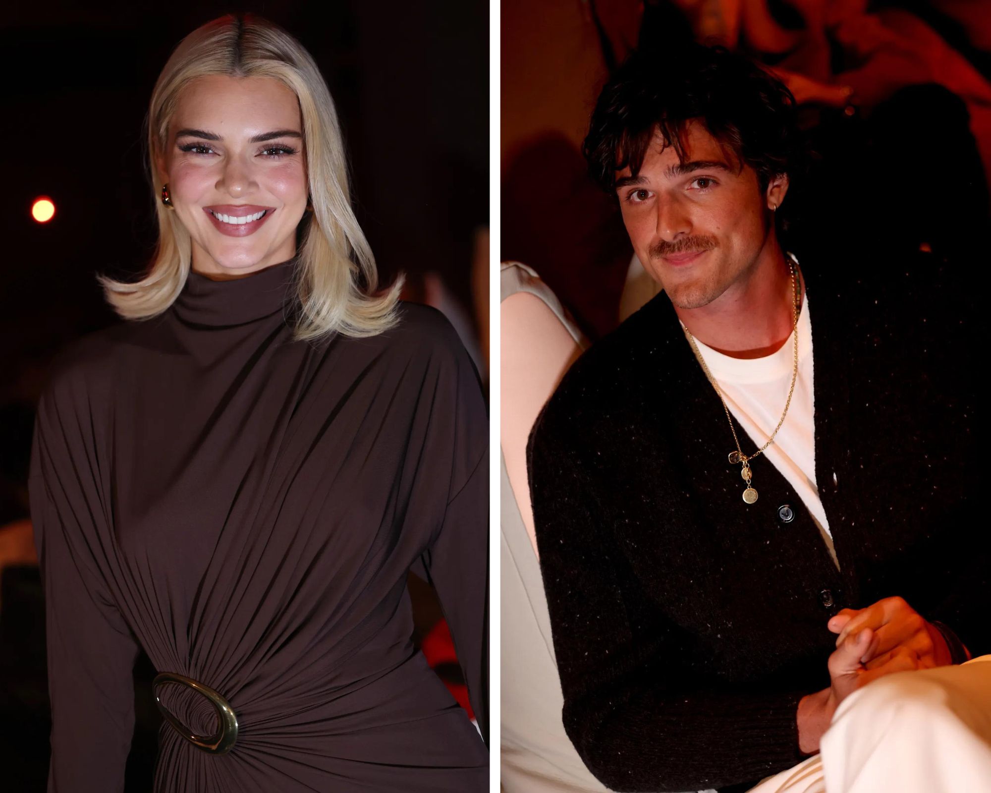 Kendall Jenner en Jacob Elordi bij de Bottega Veneta lente/zomer 2024-show