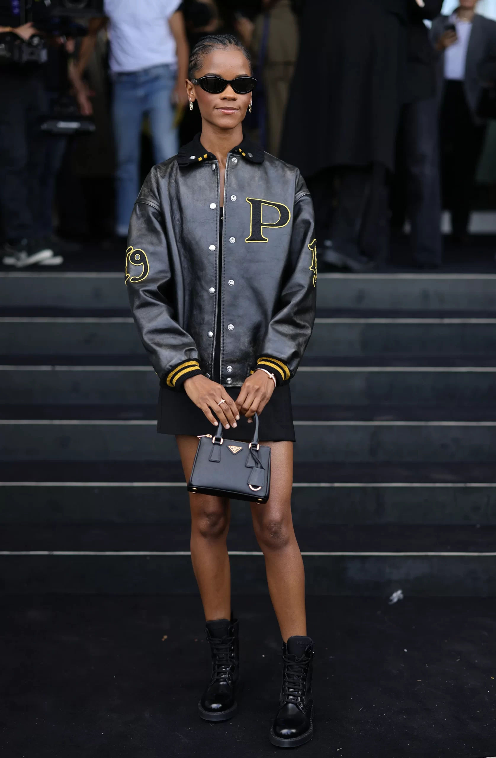 Letitia Wright bij Prada
