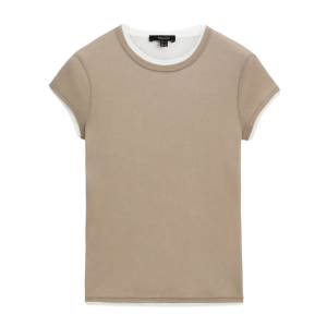 Massimo Dutti katoenen t-shirt laagjes