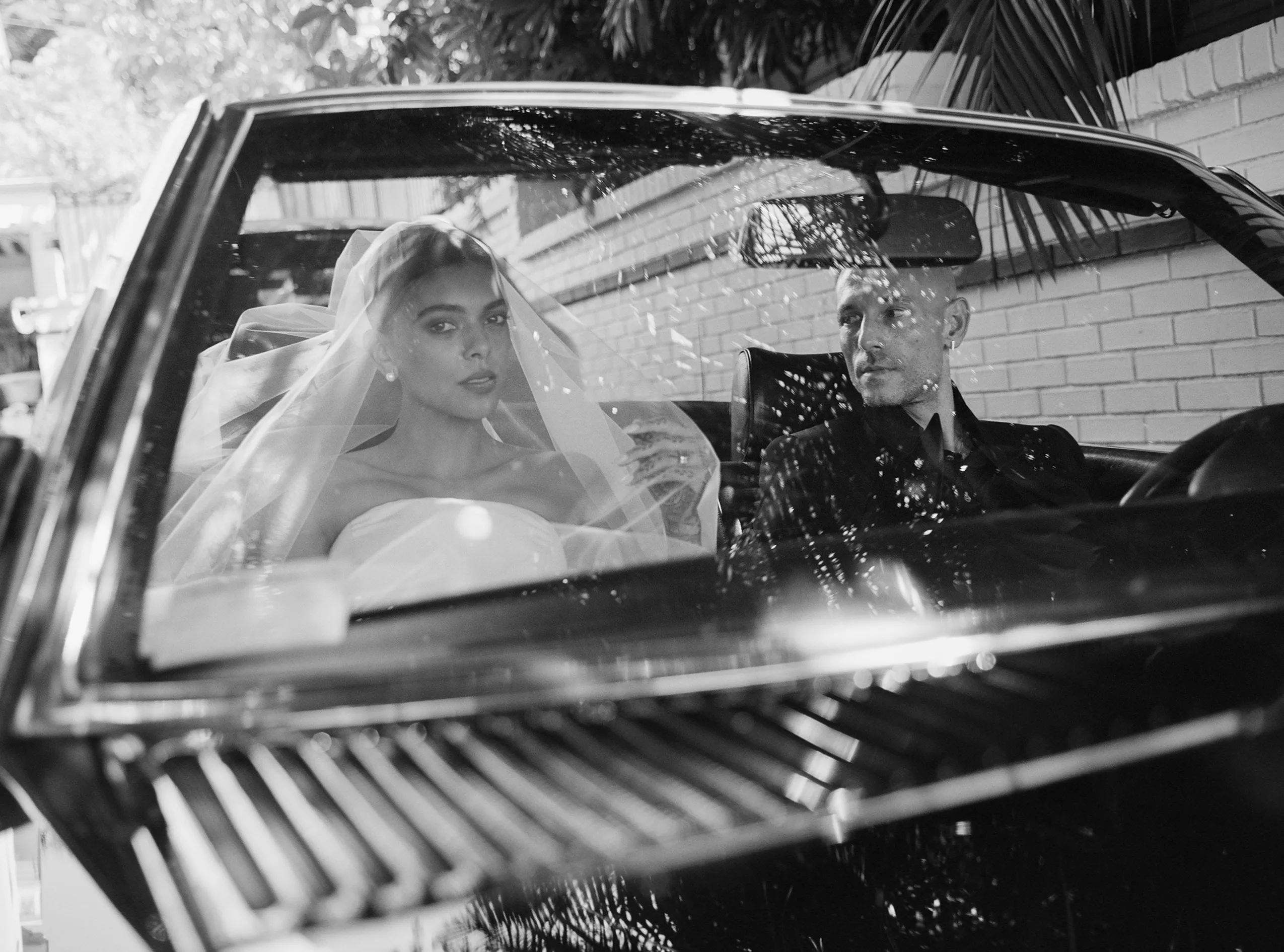 Meeka Hossain en Jeffrey Klein samen in de auto