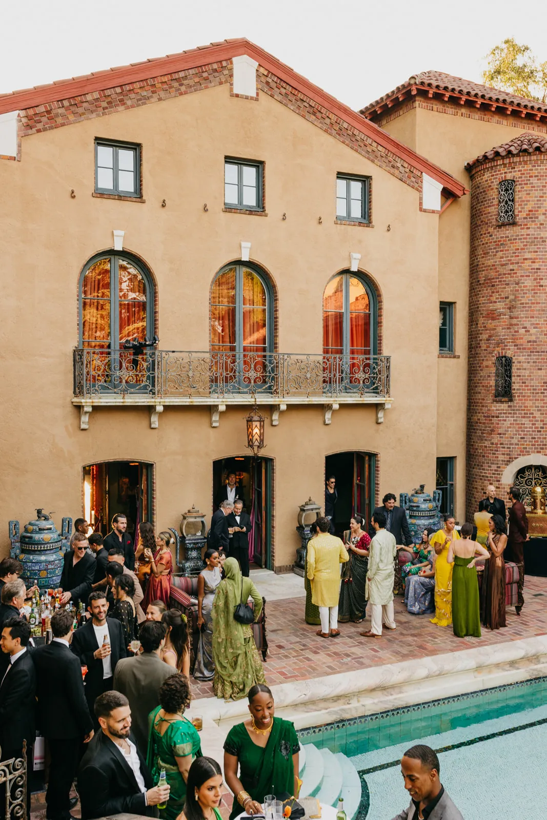 Meeka Hossain en Jeffrey Kleins wedding venue