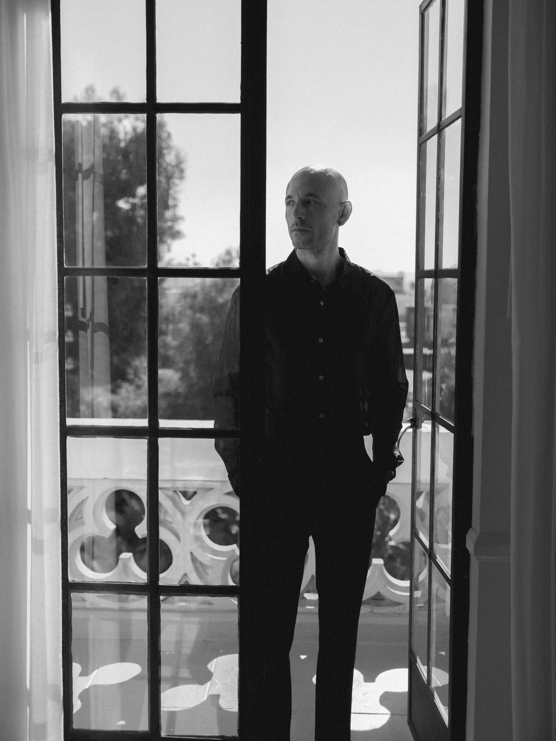 Jeffrey Klein in zwart-wit foto