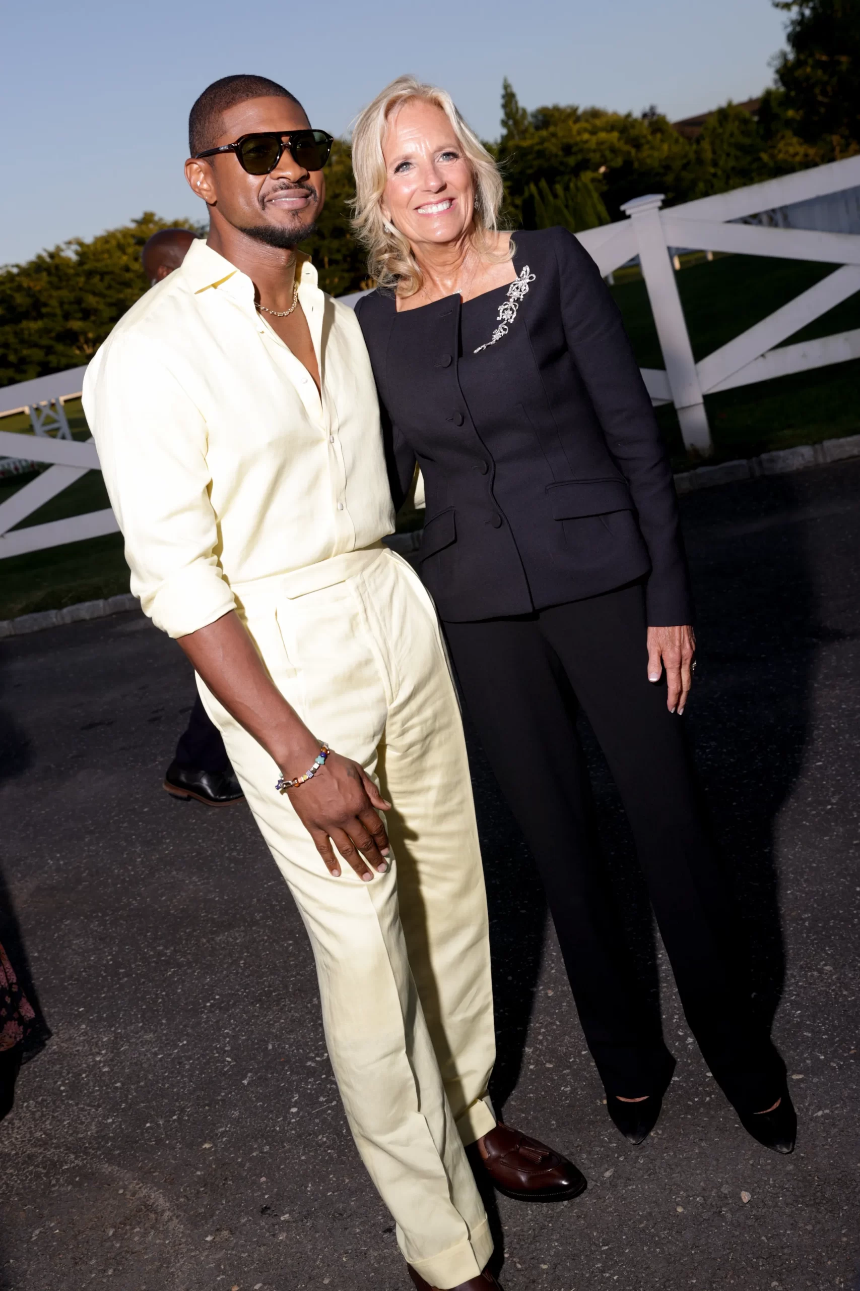 Usher en Jill Biden bij Ralph Lauren