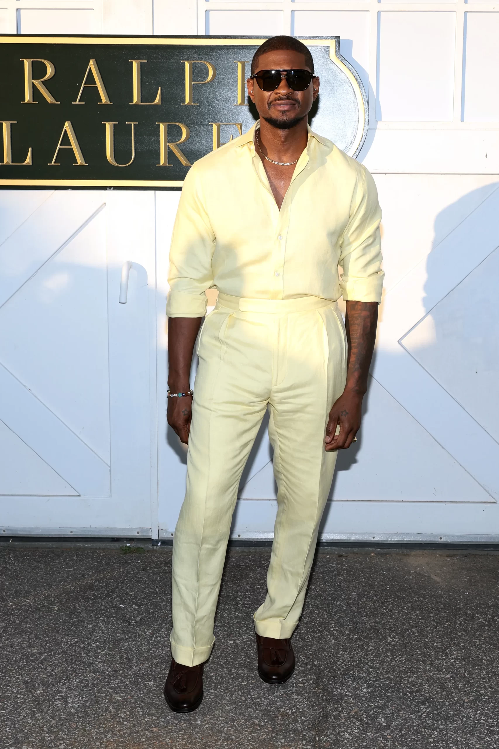Usher bij Ralph Lauren