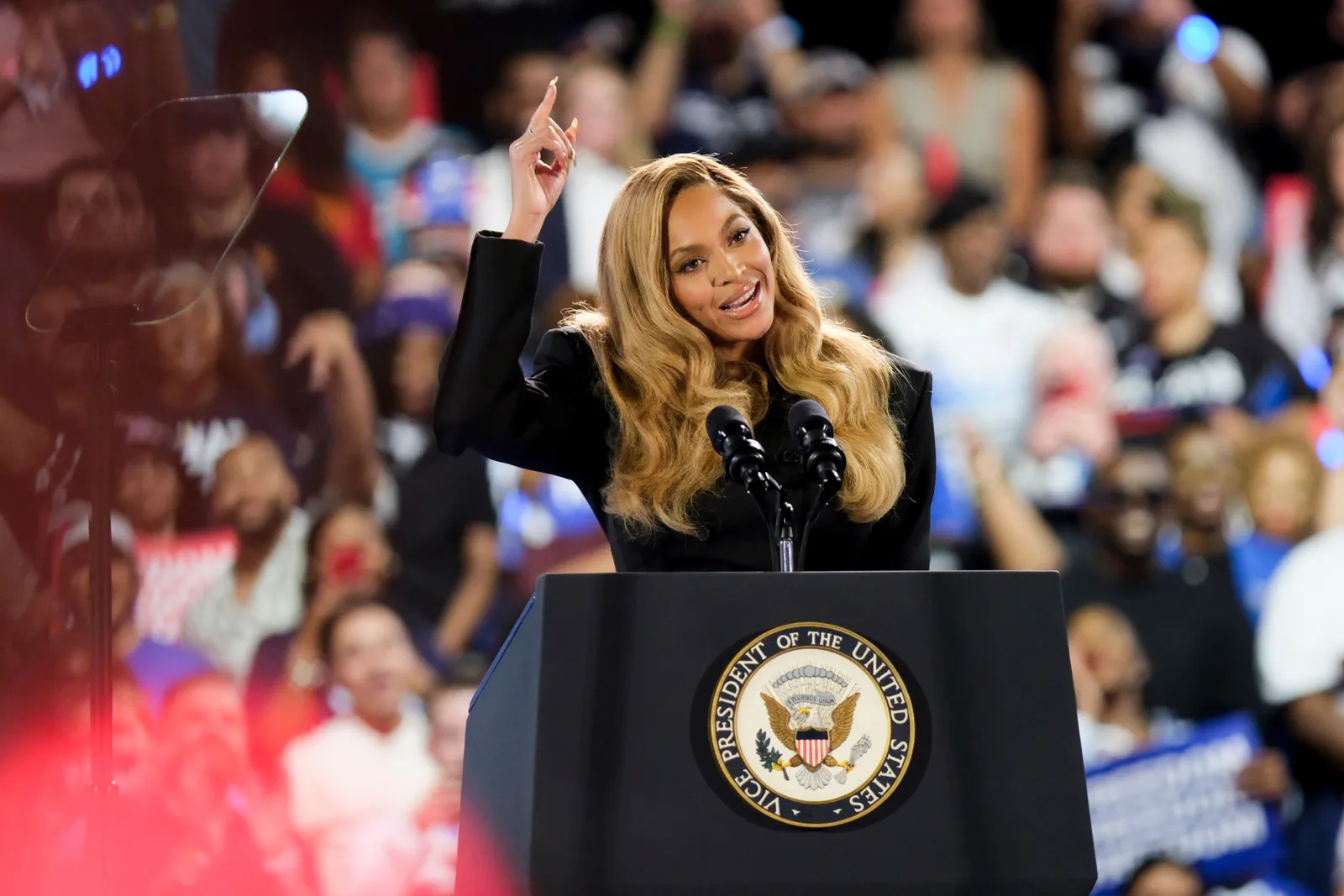 Beyoncé steunt Kamala Harris bij de rally in Texas