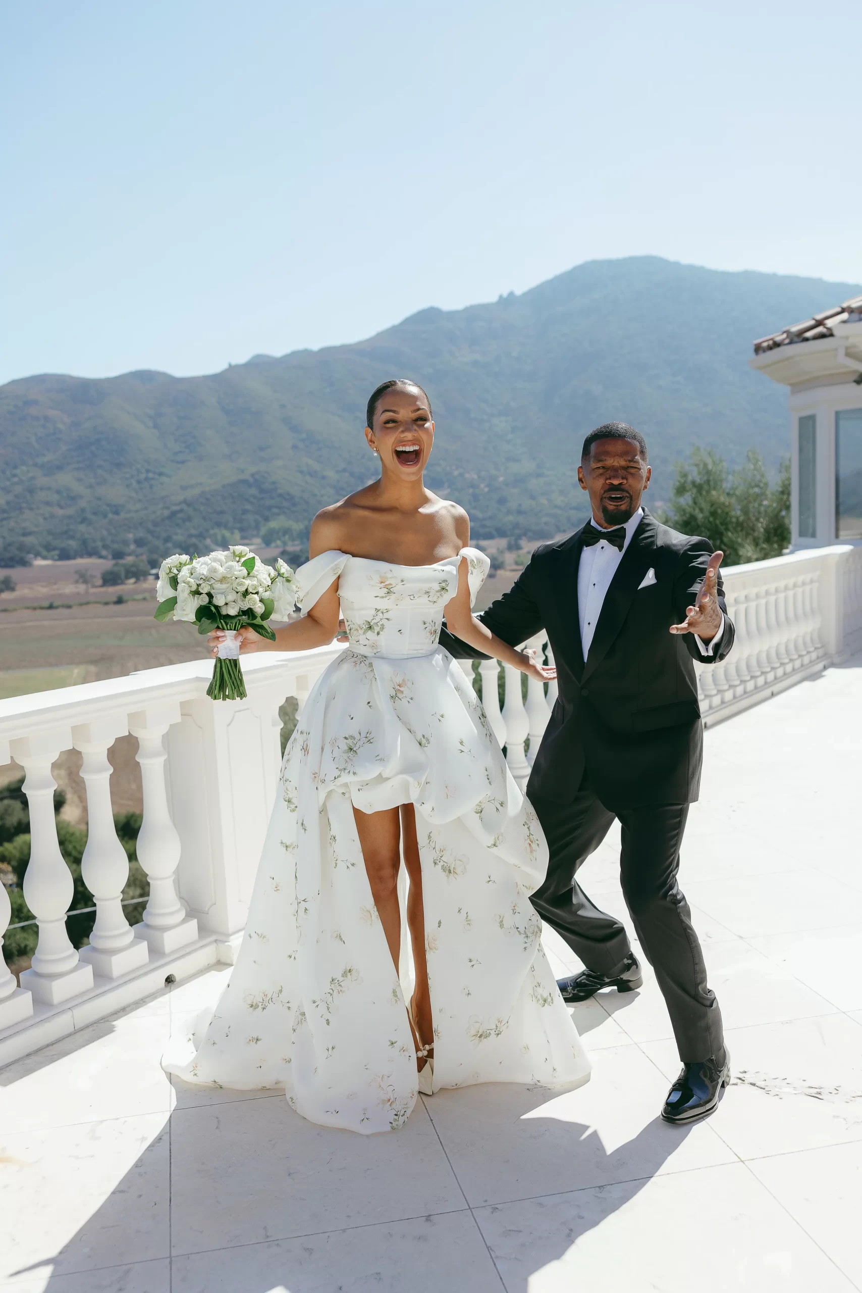 Bruiloft Corinne Foxx en Joseph Hooten