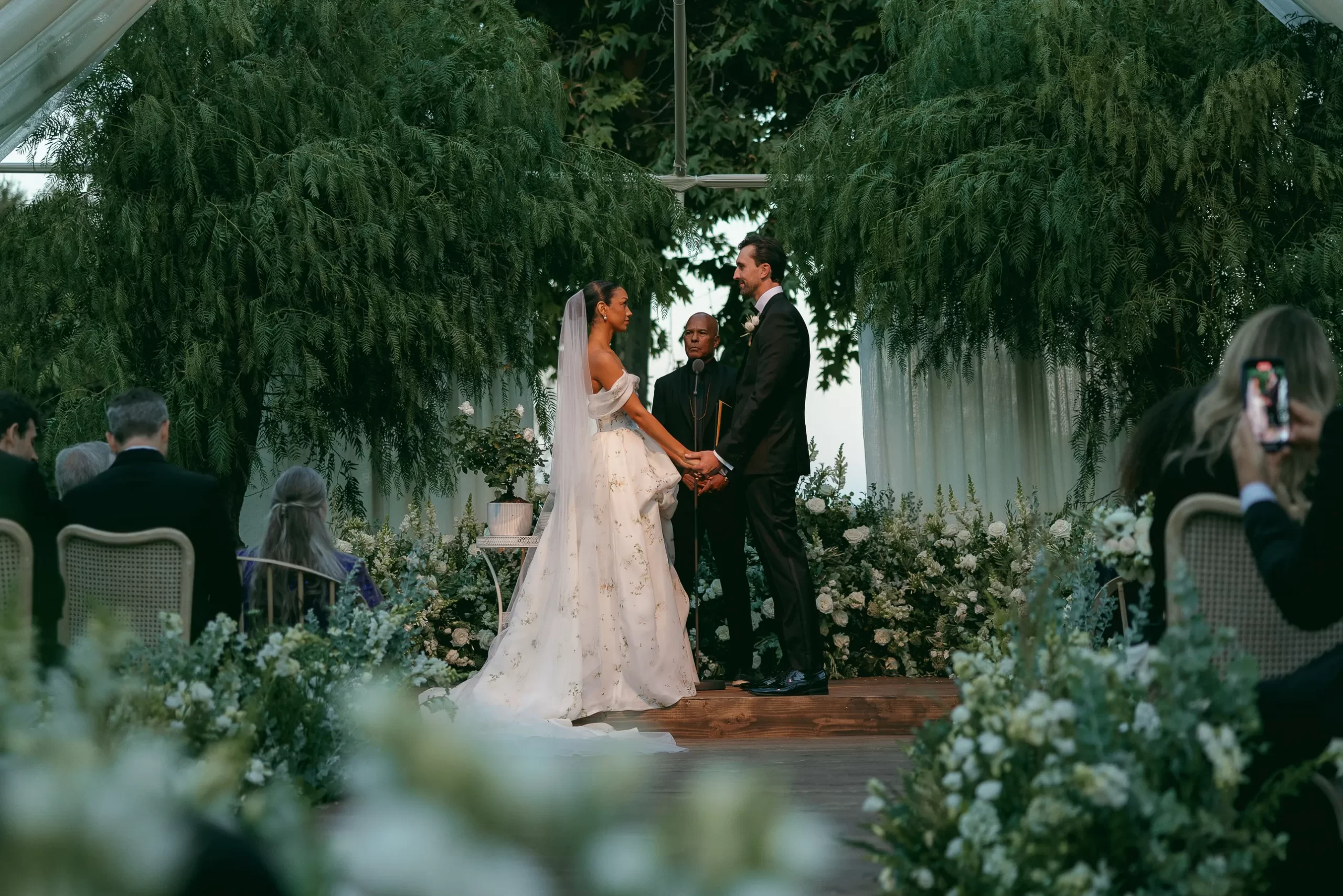 Bruiloft Corinne Foxx en Joseph Hooten