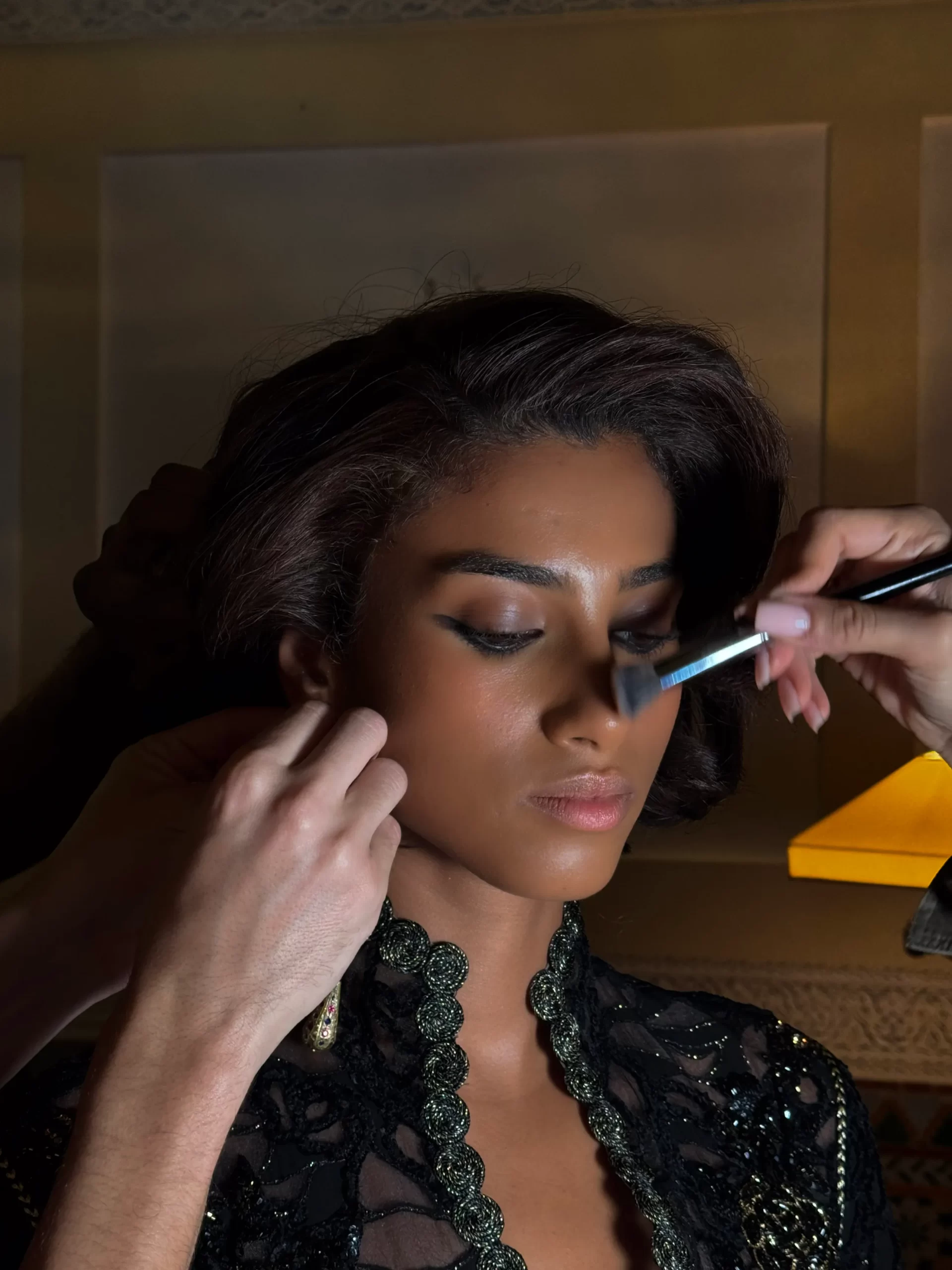 Imaan Hamman bij de Fashion Trust Arabia (FTA)Awards