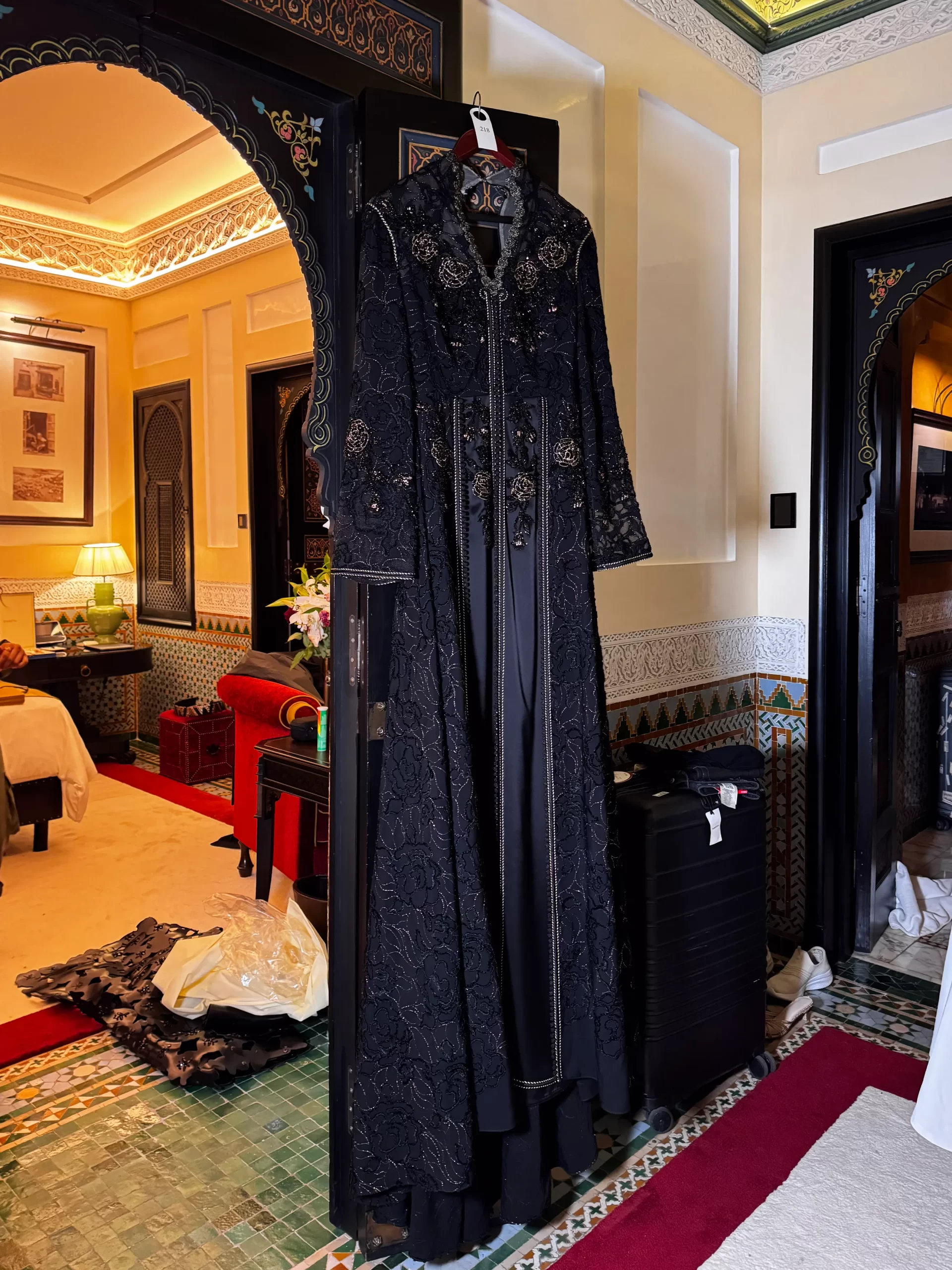 Imaan Hamman bij de Fashion Trust Arabia (FTA)Awards