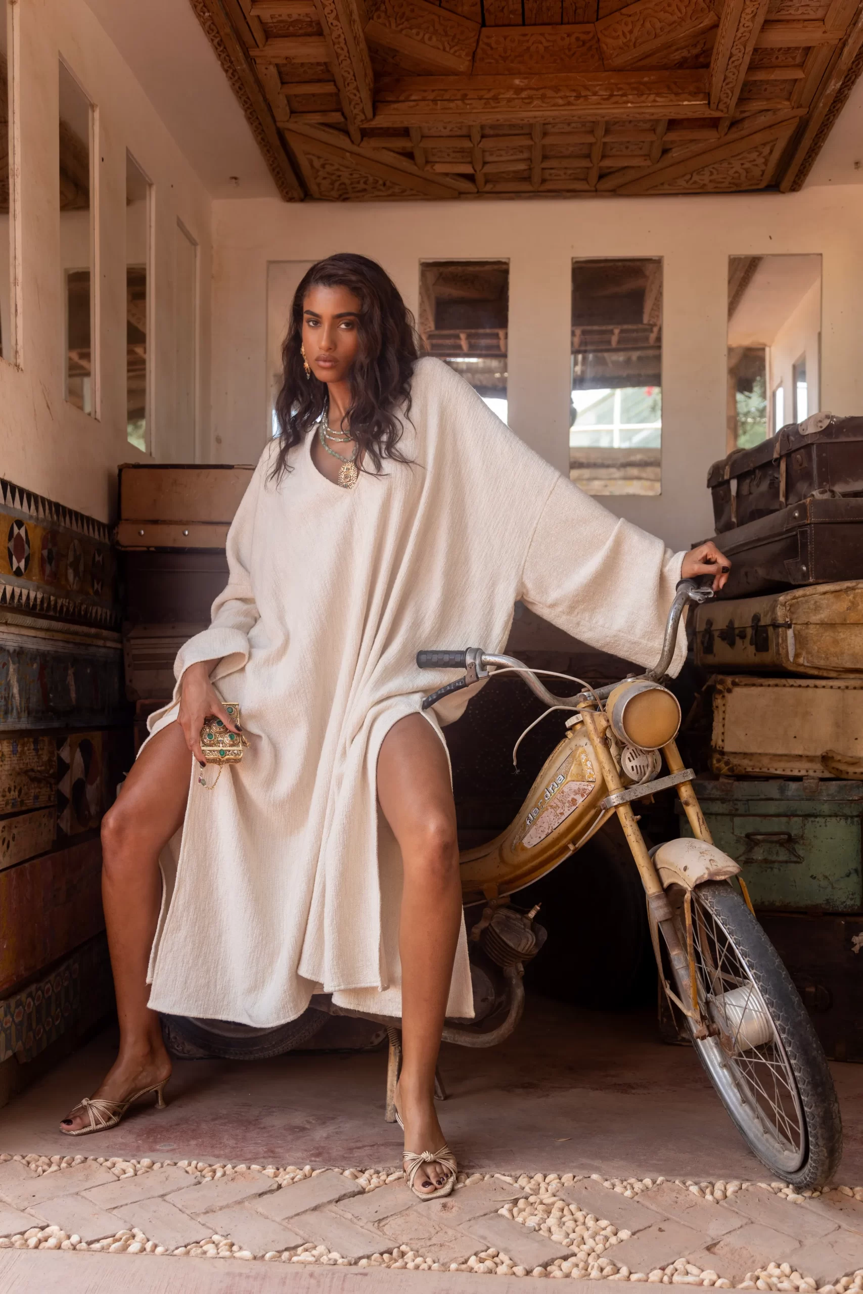 Imaan Hamman bij de Fashion Trust Arabia (FTA)Awards