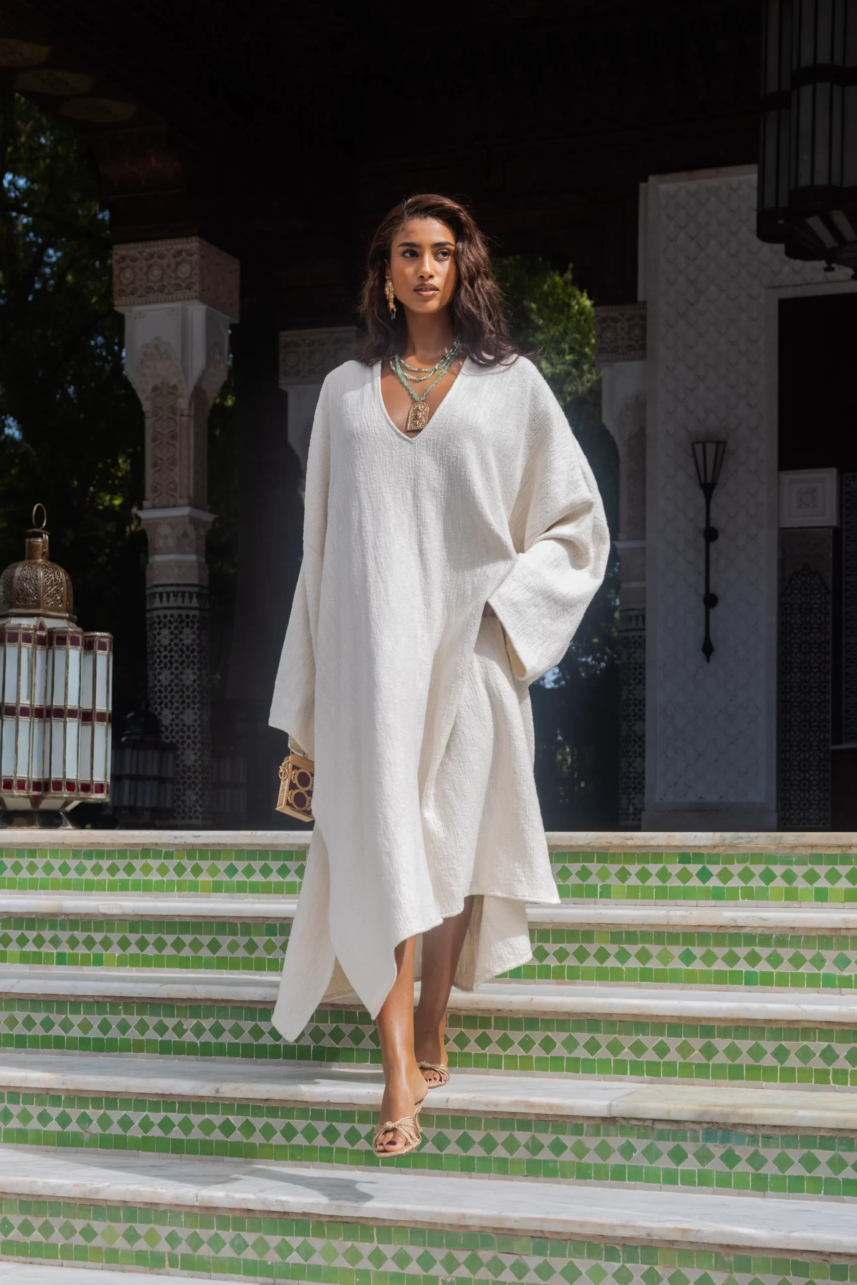 Imaan Hamman bij de Fashion Trust Arabia (FTA)Awards