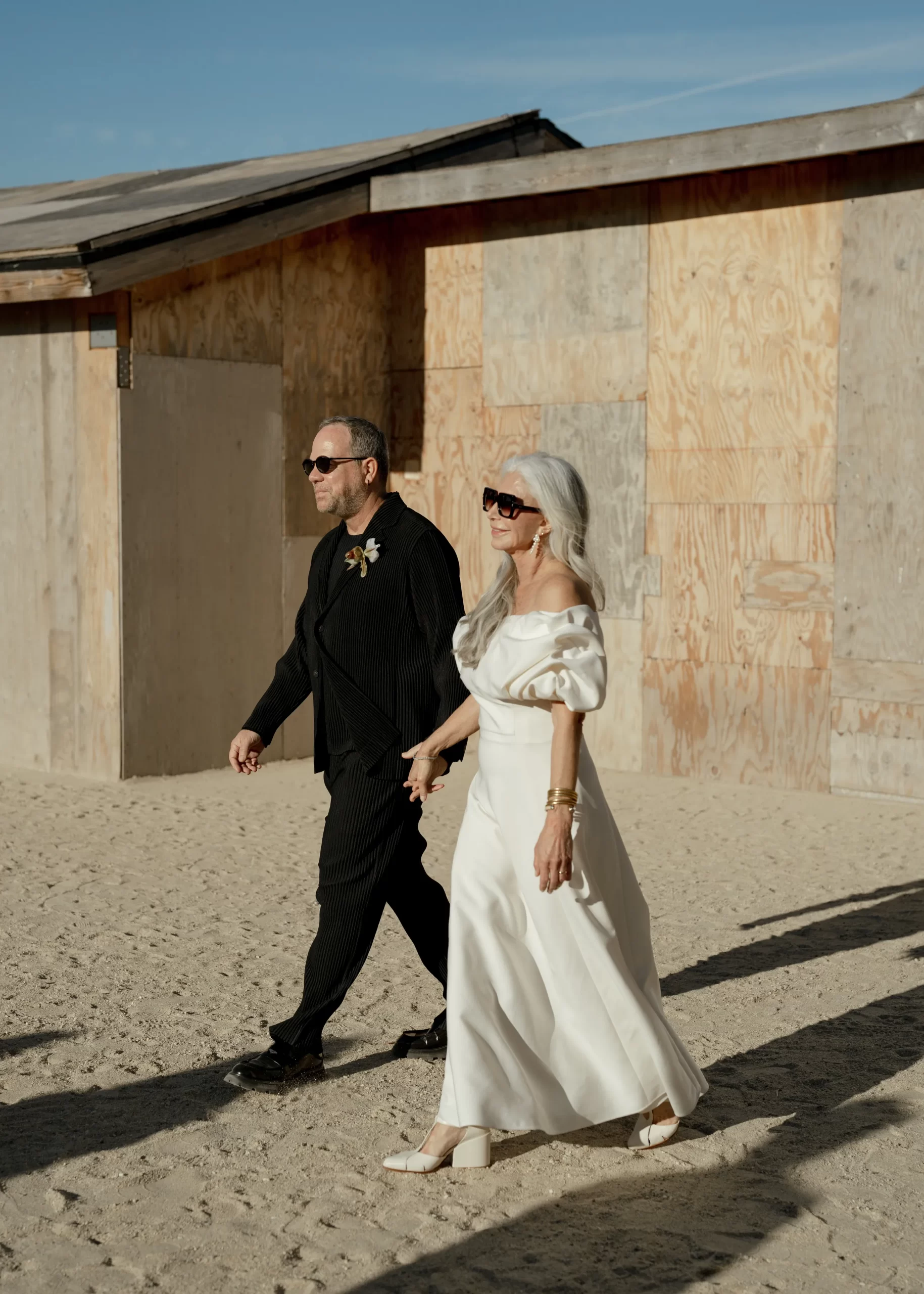 Jocelyne Katz en Alberto Chehebar bruiloft