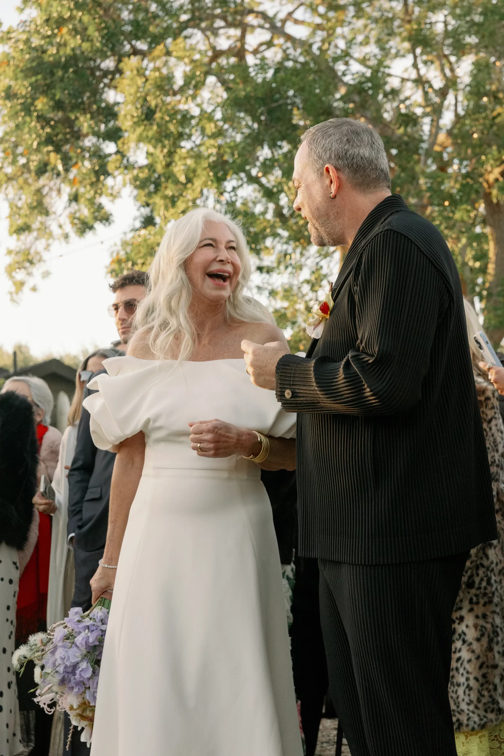 Jocelyne Katz en Alberto Chehebar bruiloft