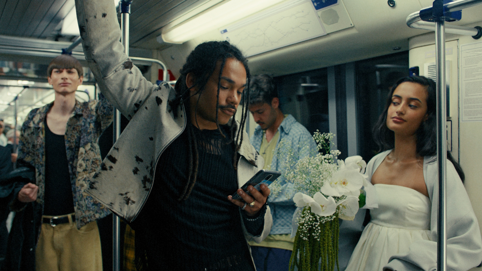 Luka Sabbat in cowhide jas