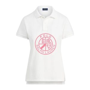 Ralph lauren dames poloshirt pink ribbon