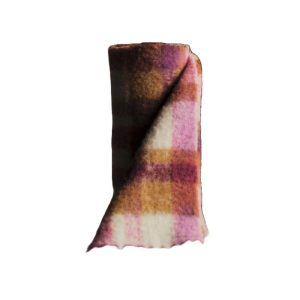 Sézane sjaal van alpacawol met franjes