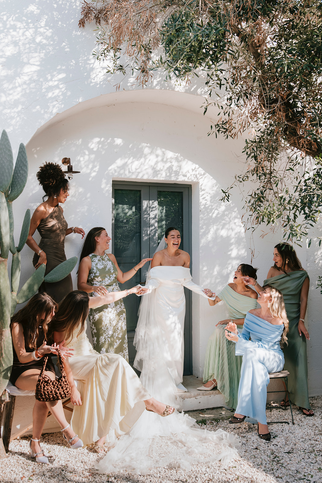 Liems first look met vriendinnen