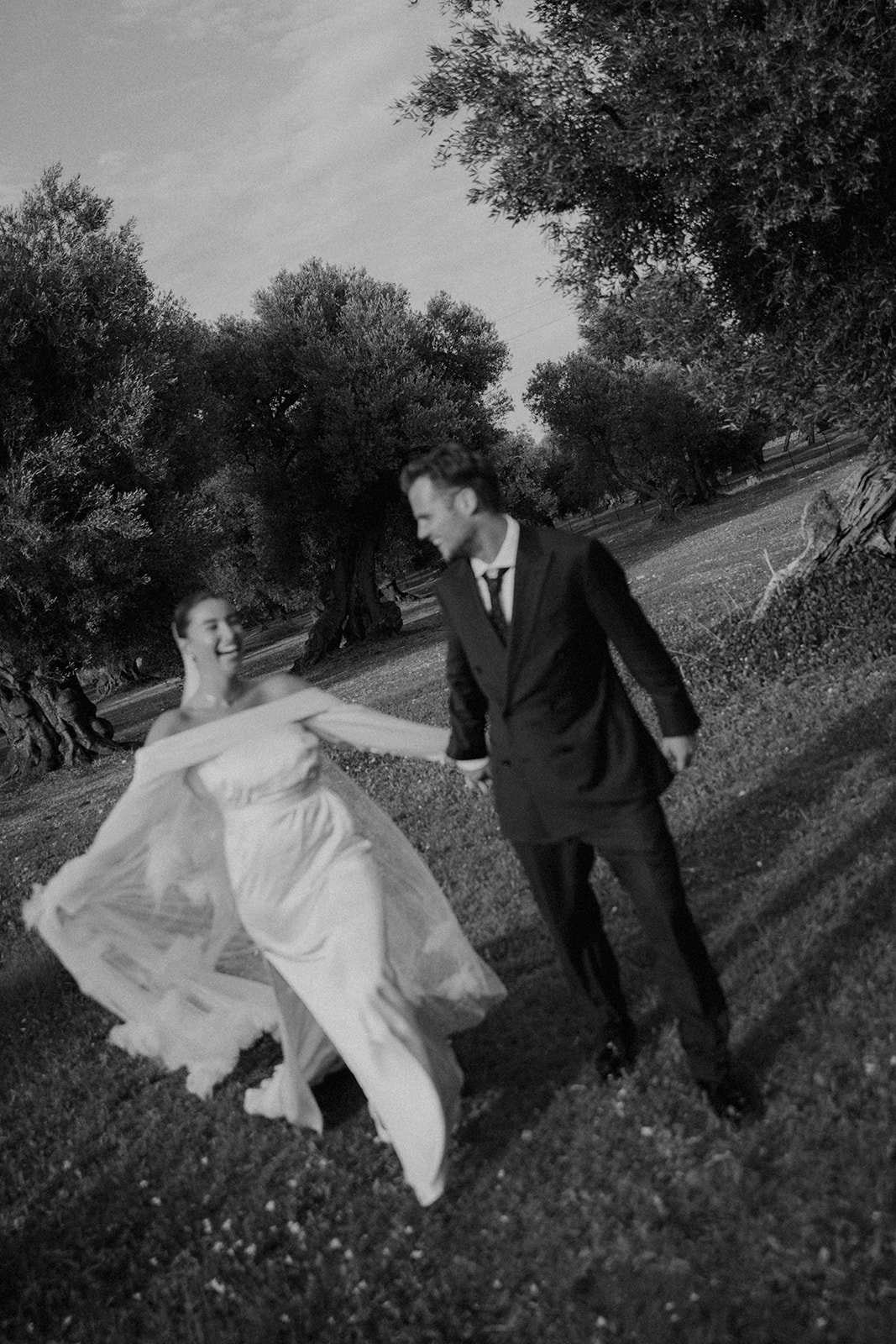 Benthe Liem en Isidoor van Esch op hun bruiloft