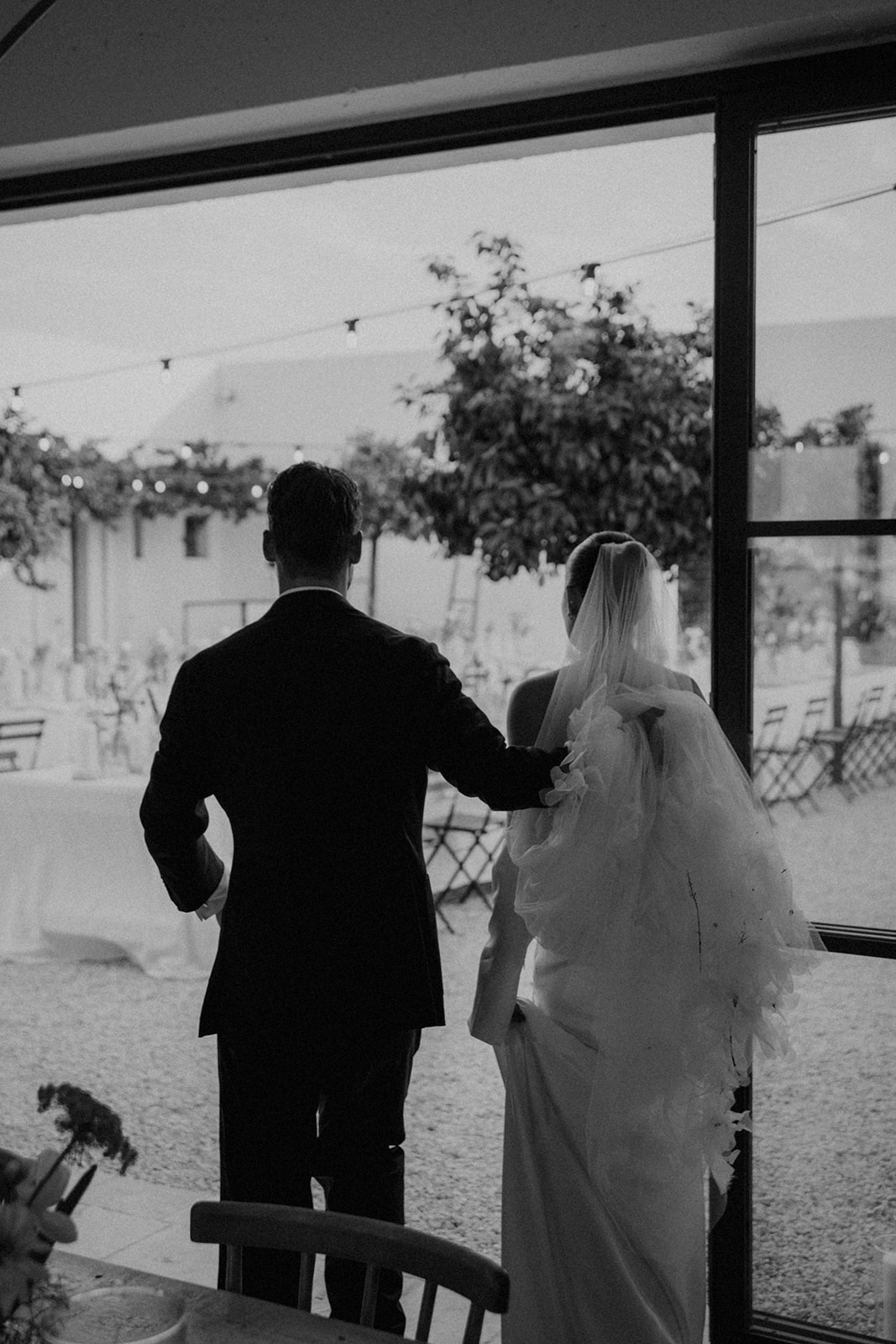 Benthe Liem en Isidoor van Esch op hun bruiloft