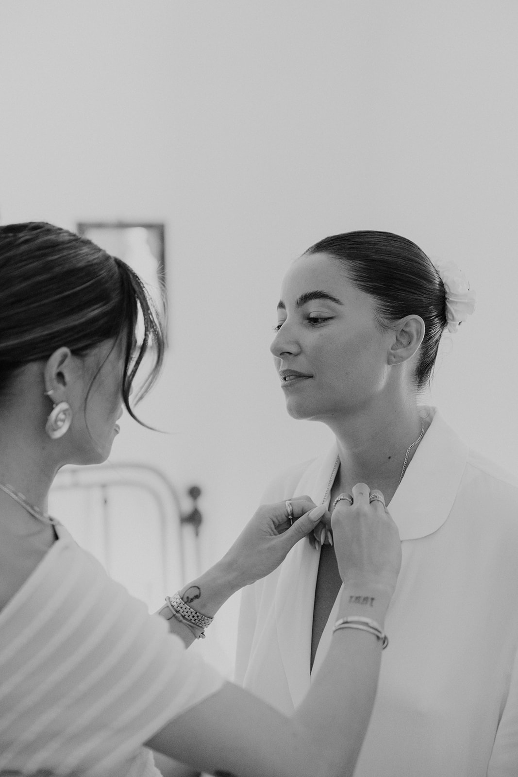 Liem maakt zich klaar voor haar trouwdag